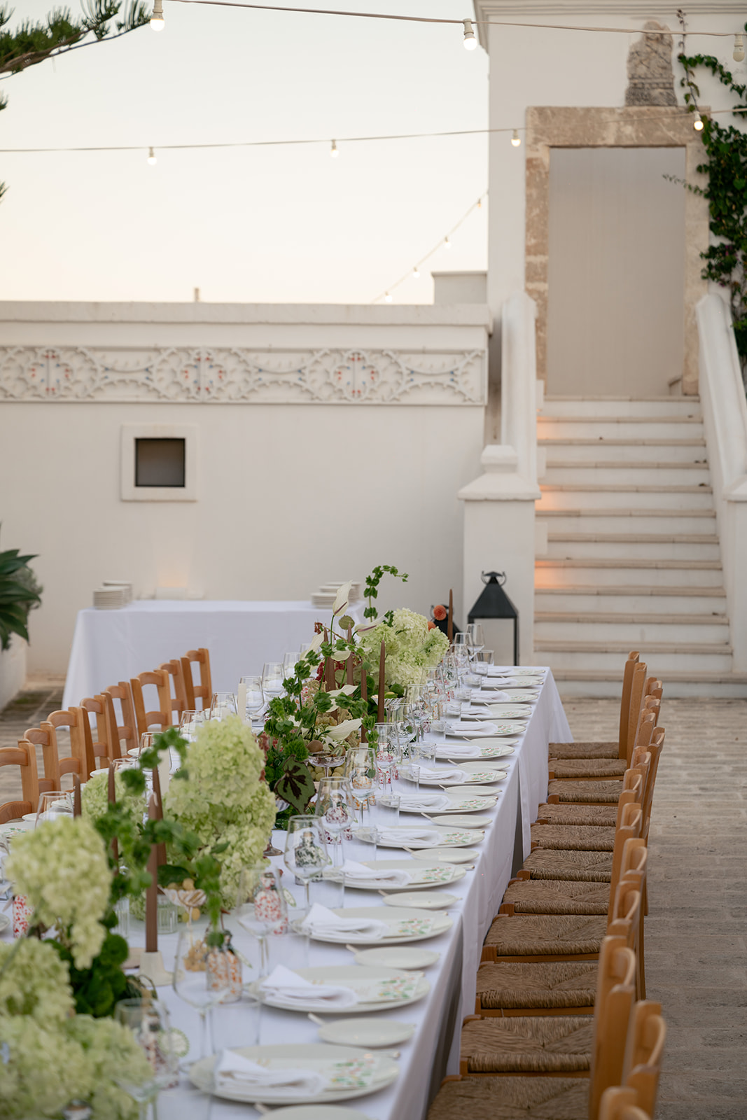 organic Italian centerpieces