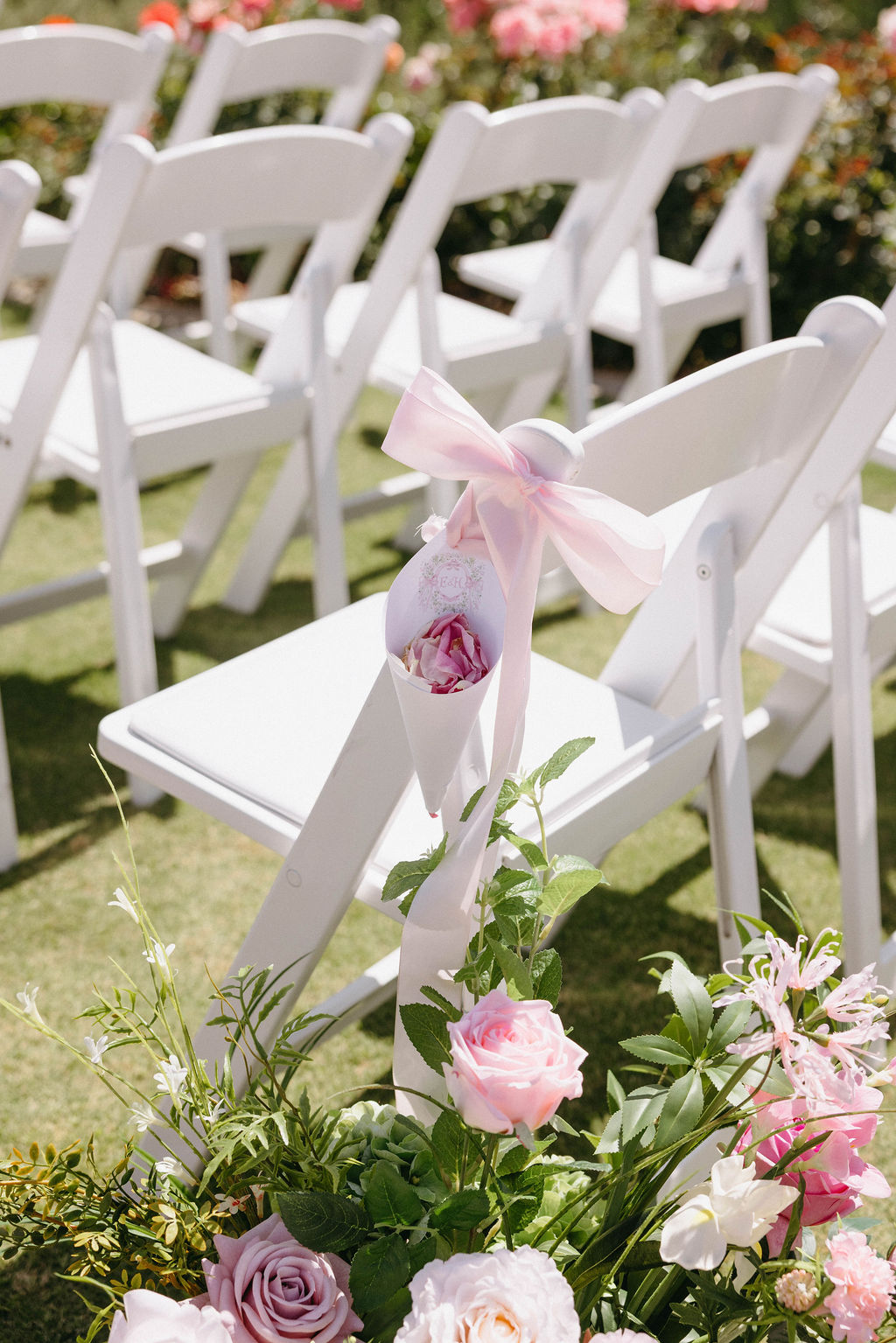 faux roses for wedding