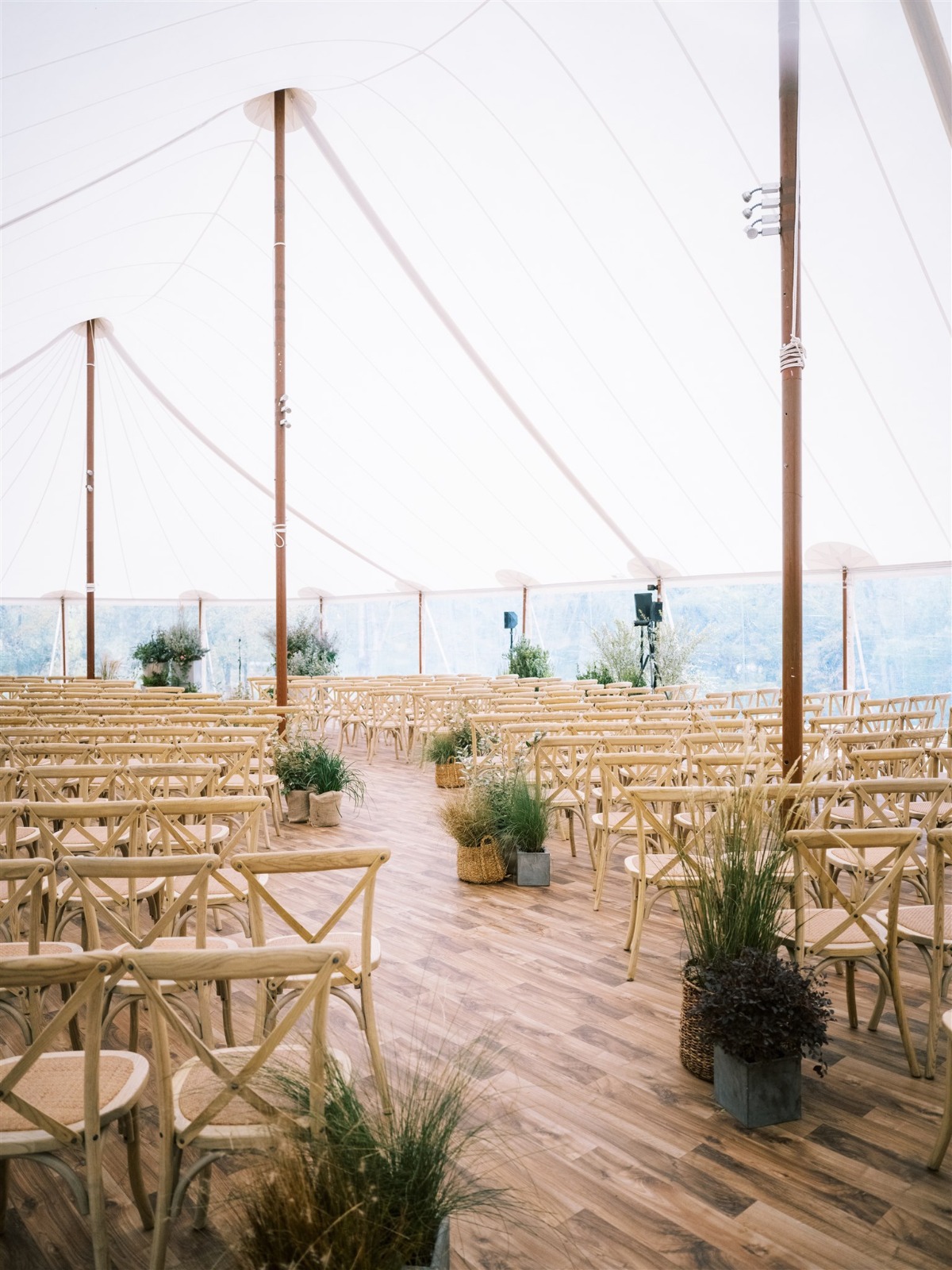 tented wedding ceremony ideas