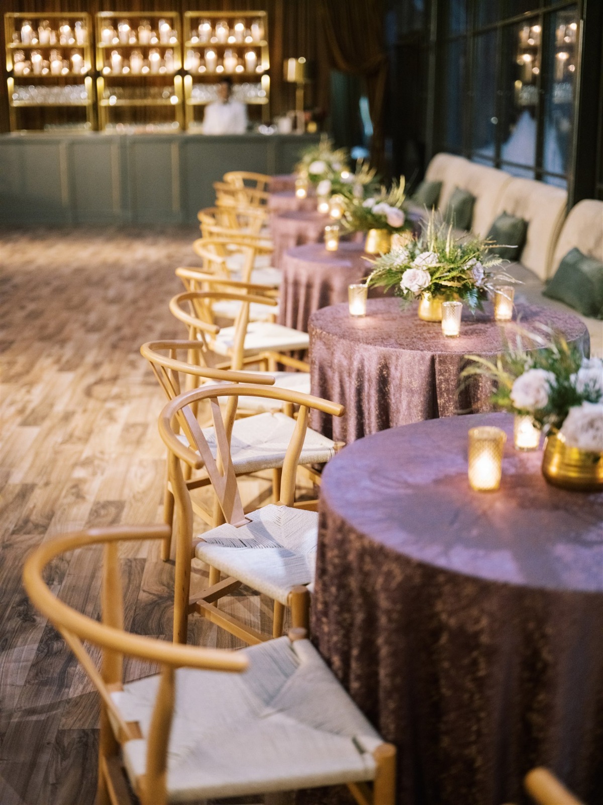 purple and white wedding ideas