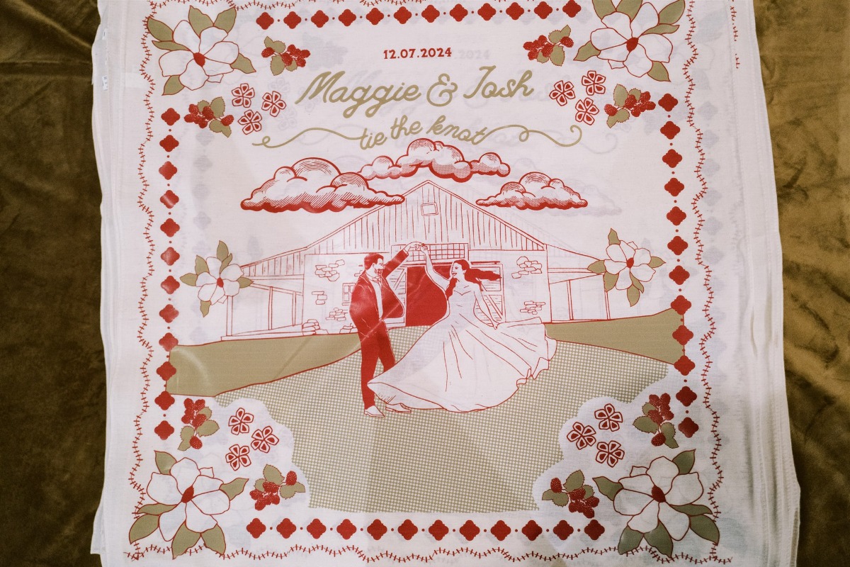 silk scarf wedding favors
