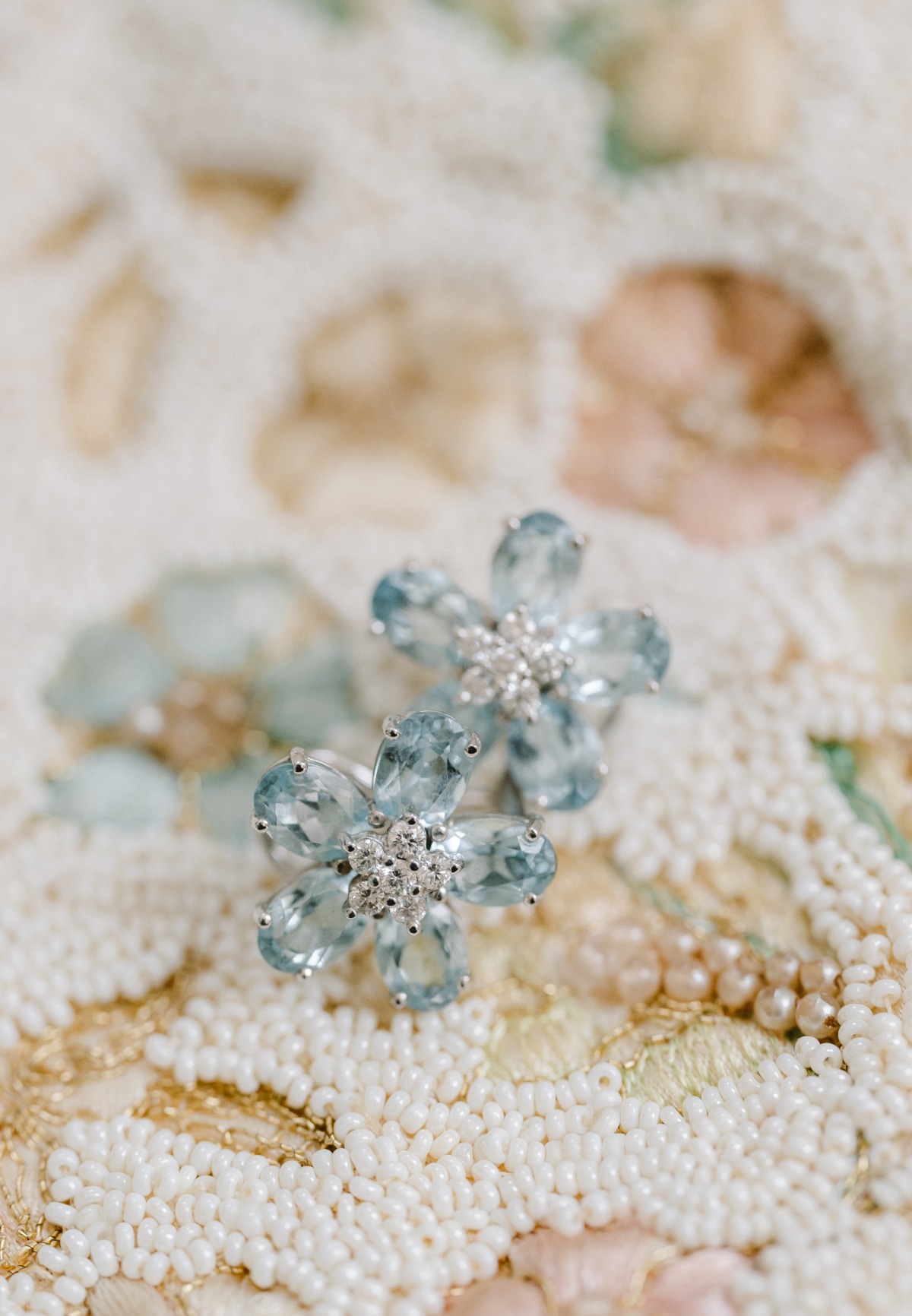 something blue hair pins