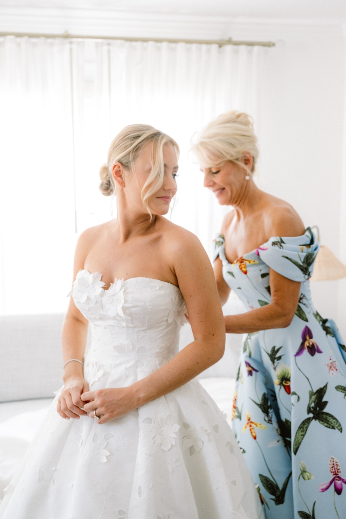 floral mother of the bride dress