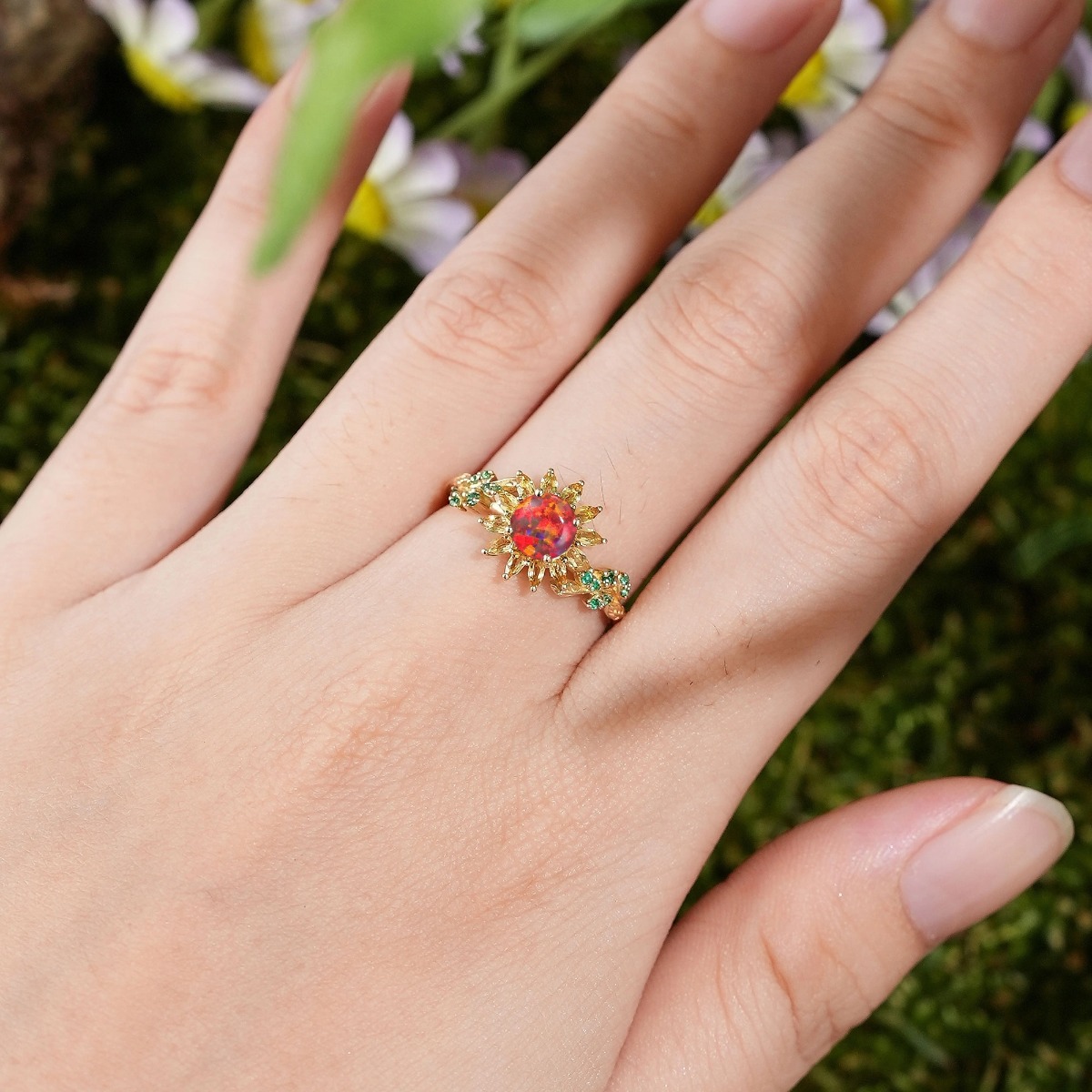 lccjewelry-black-opal-sunflower-engagement-ring2