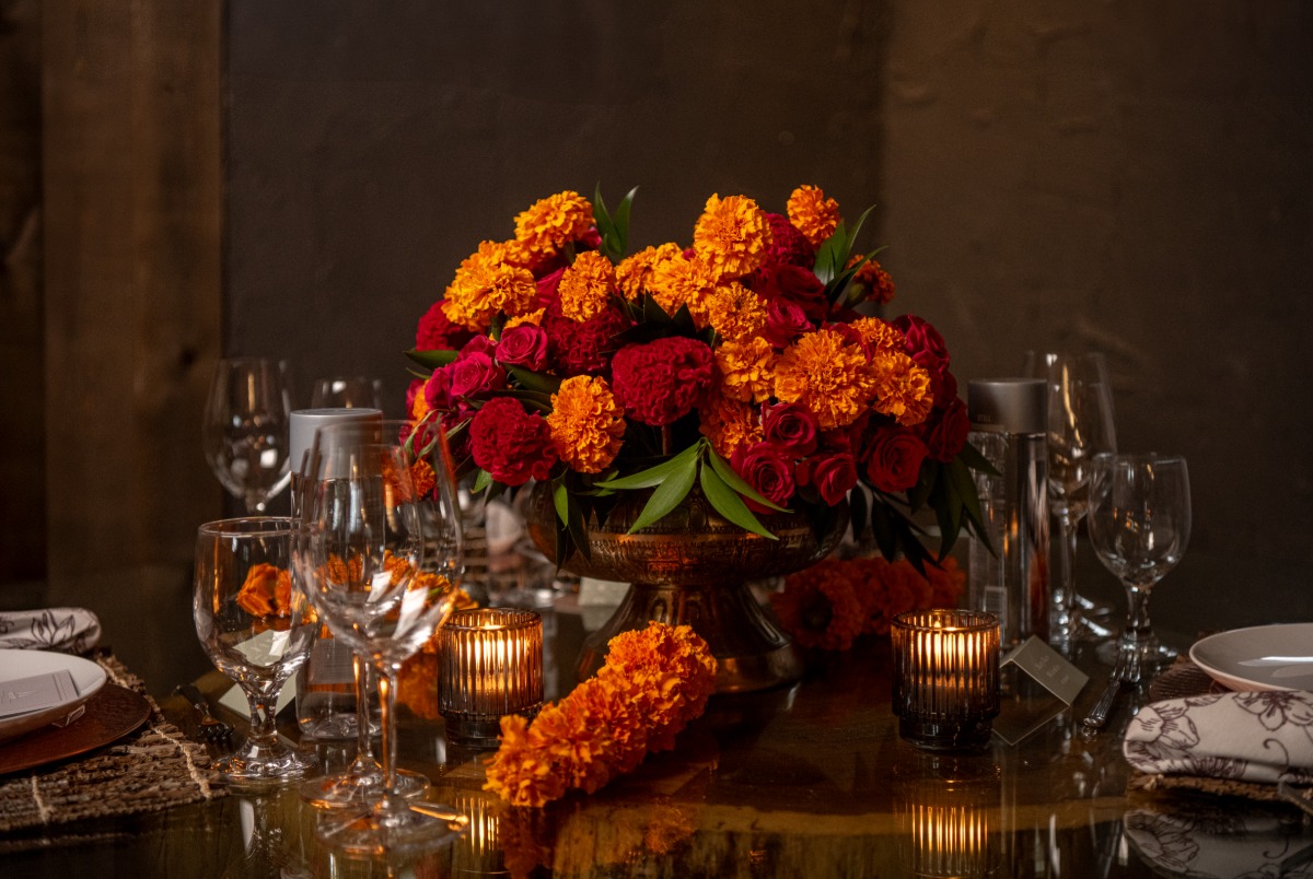 mexico inspired flowers for wedding