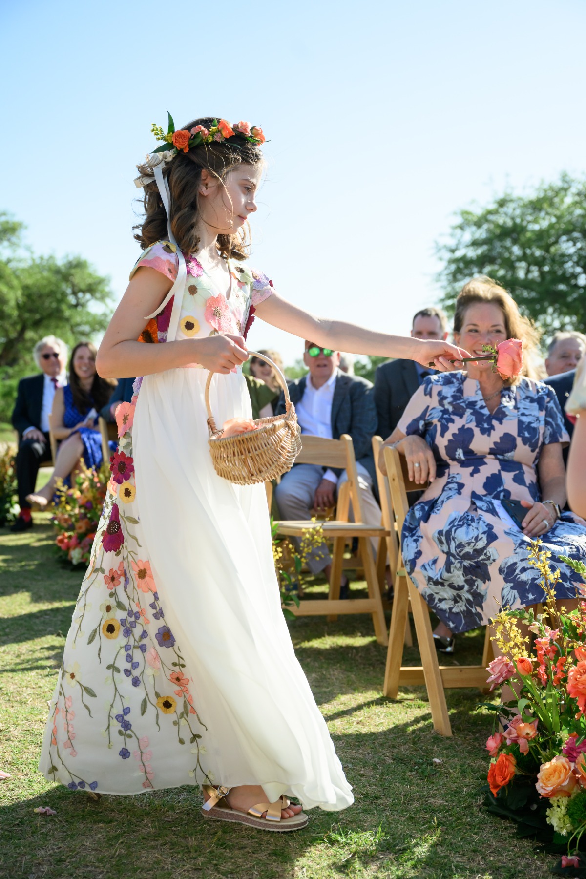 wildflower flower girl dress