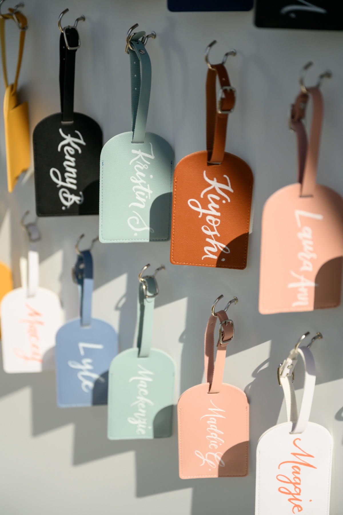 luggage tag wedding favors