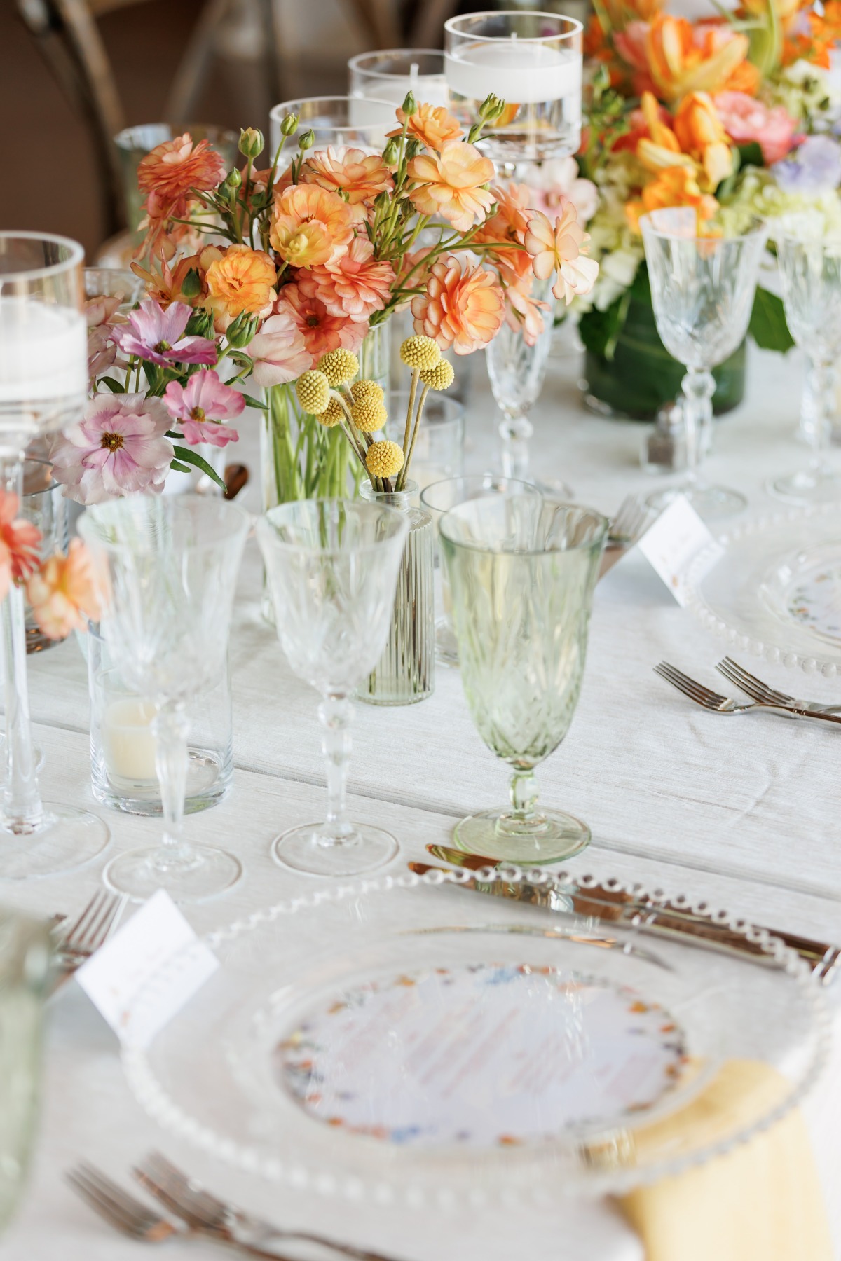 pastel wedding tablescape ideas