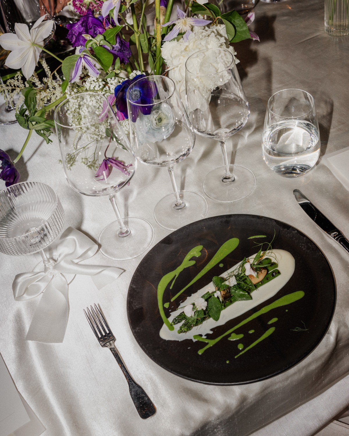 beautiful wedding food