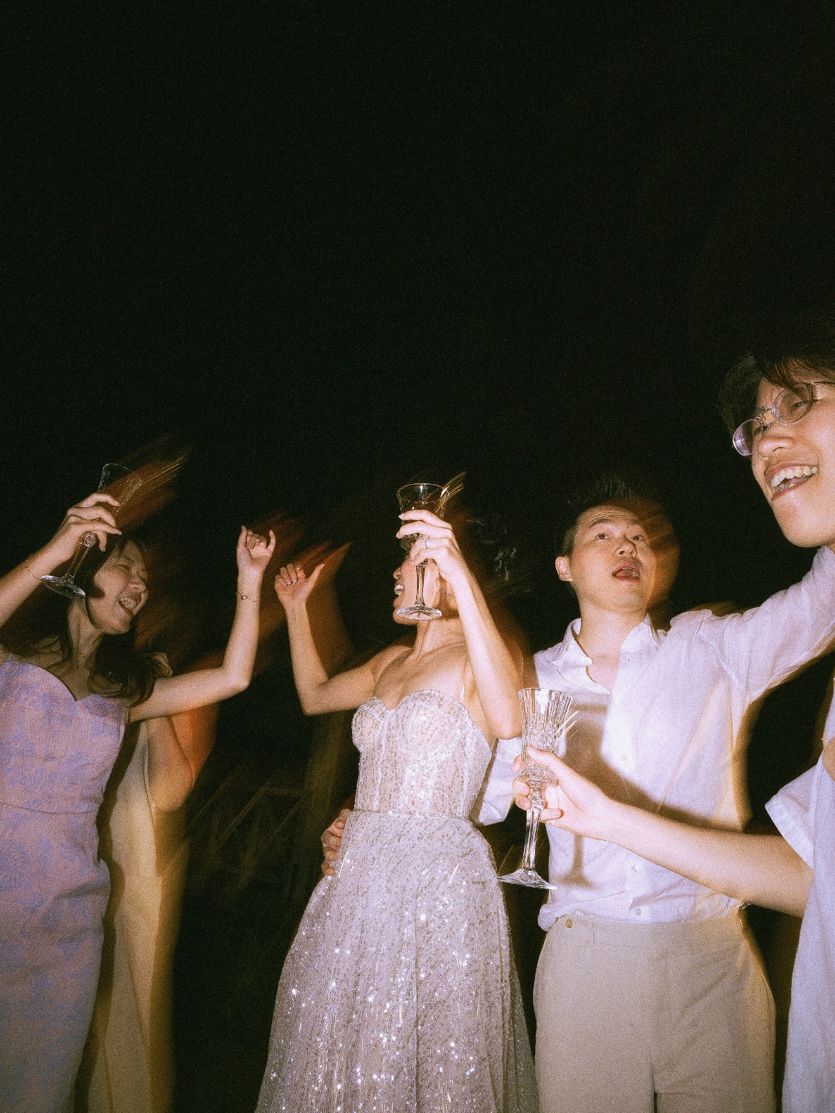 real film wedding photos