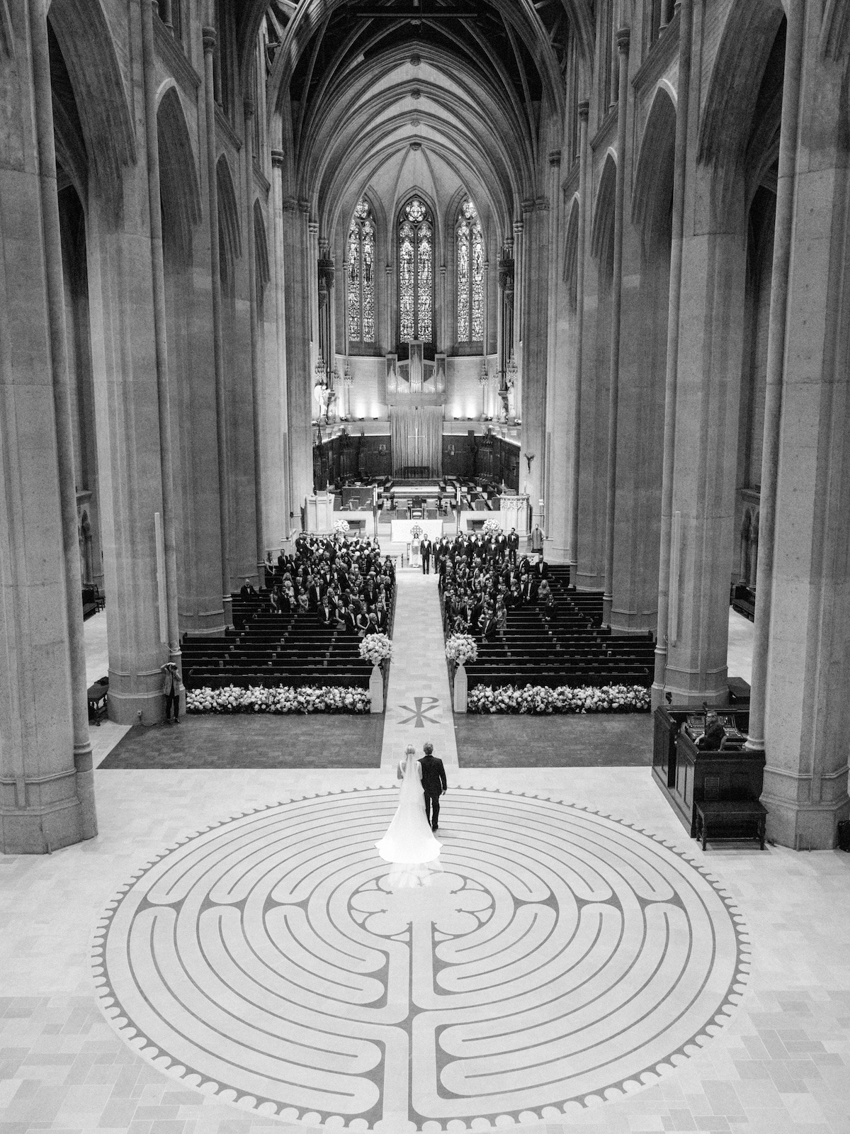 San Francisco cathedral wedding