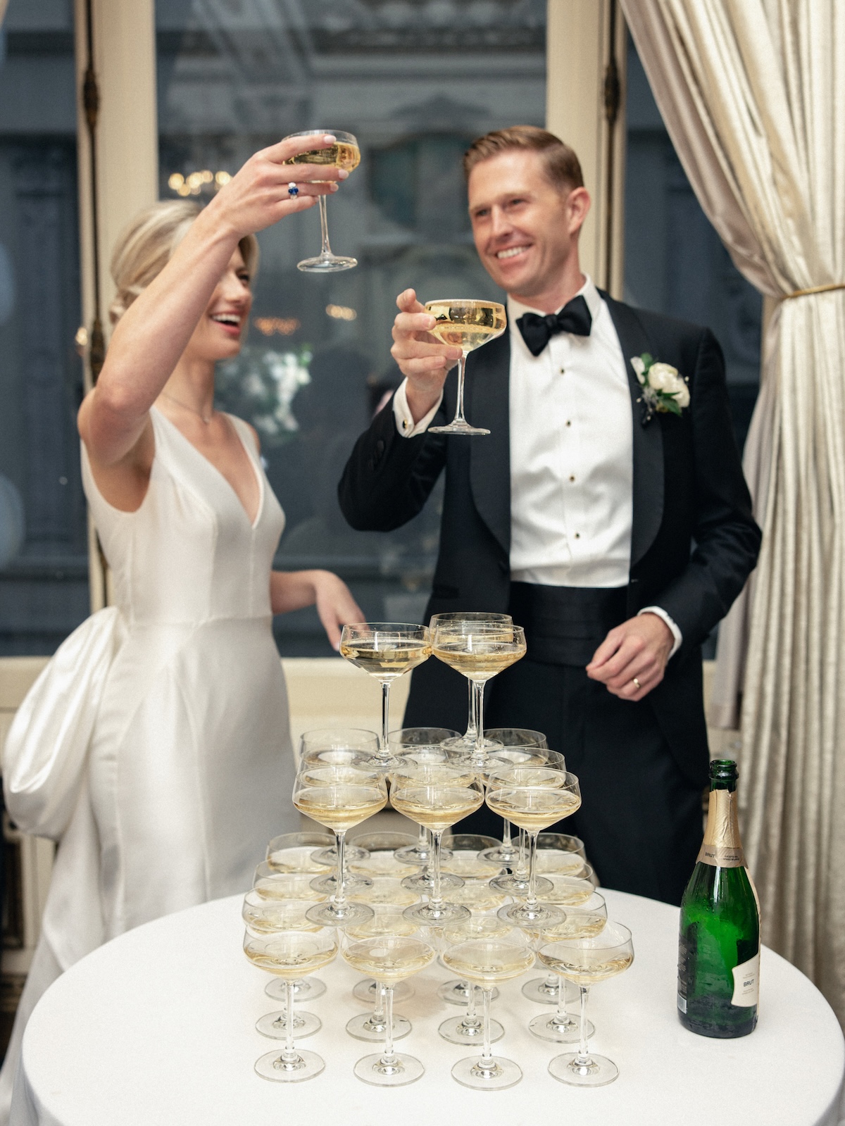 classic champagne tower