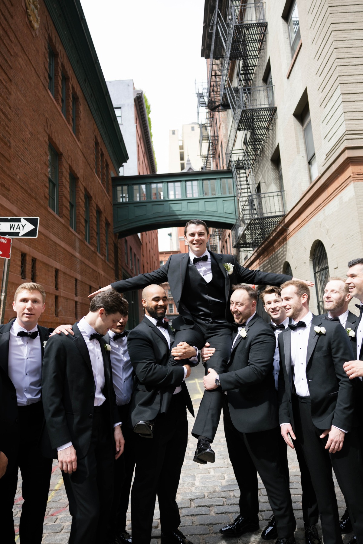 black tie groomsmen