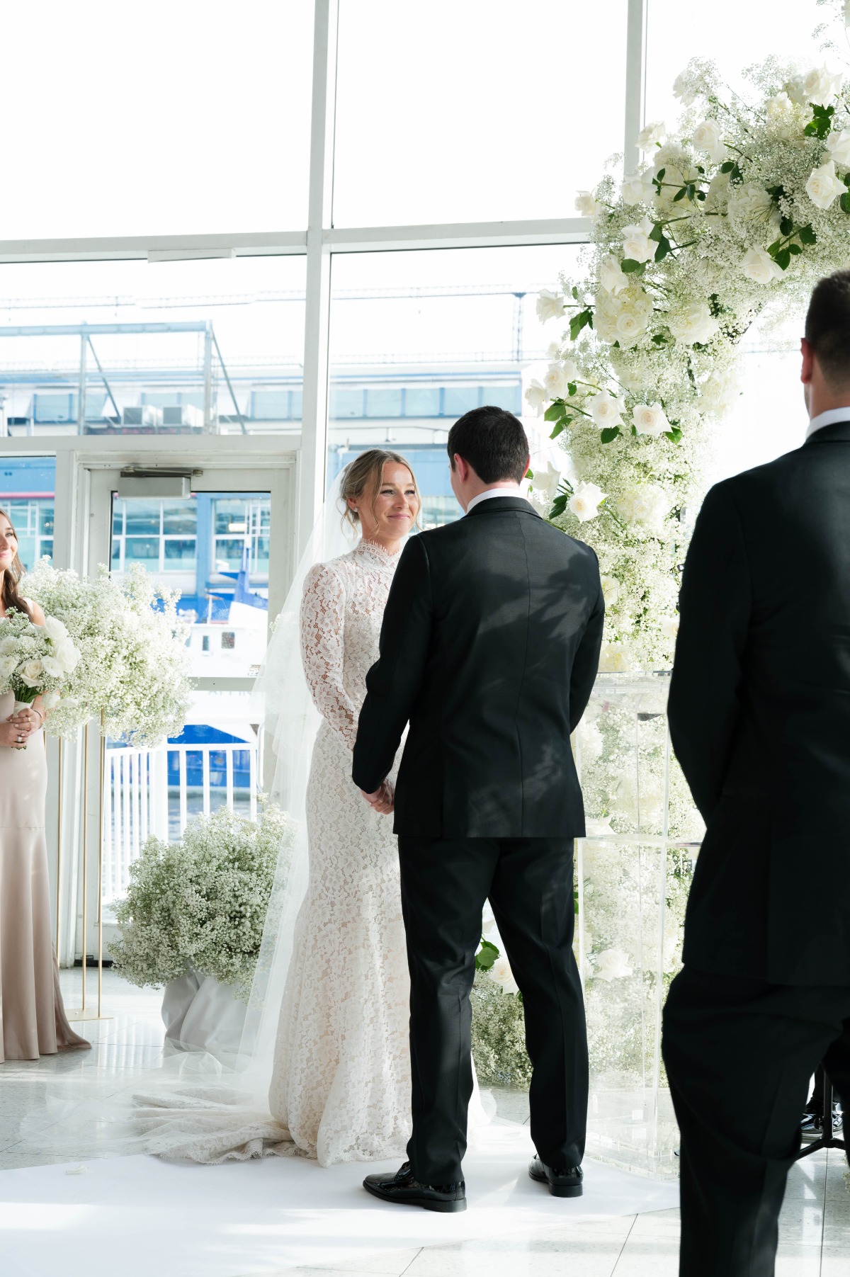 city view wedding ceremony