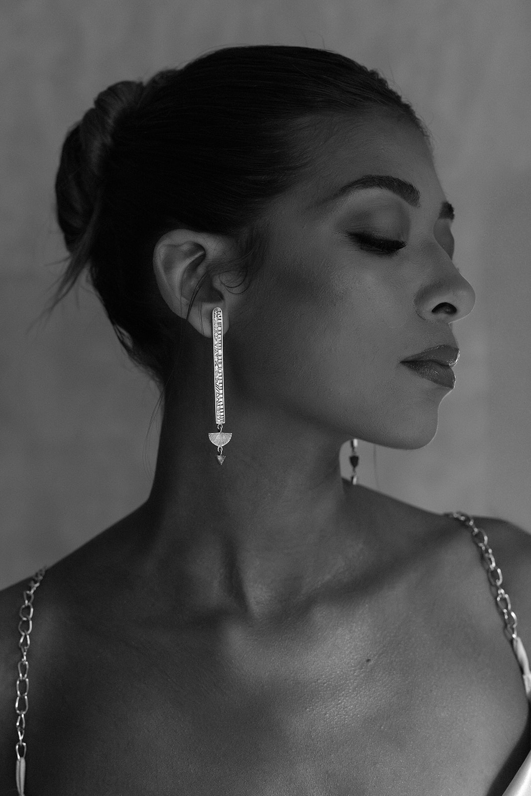 modern diamond drop earrings 
