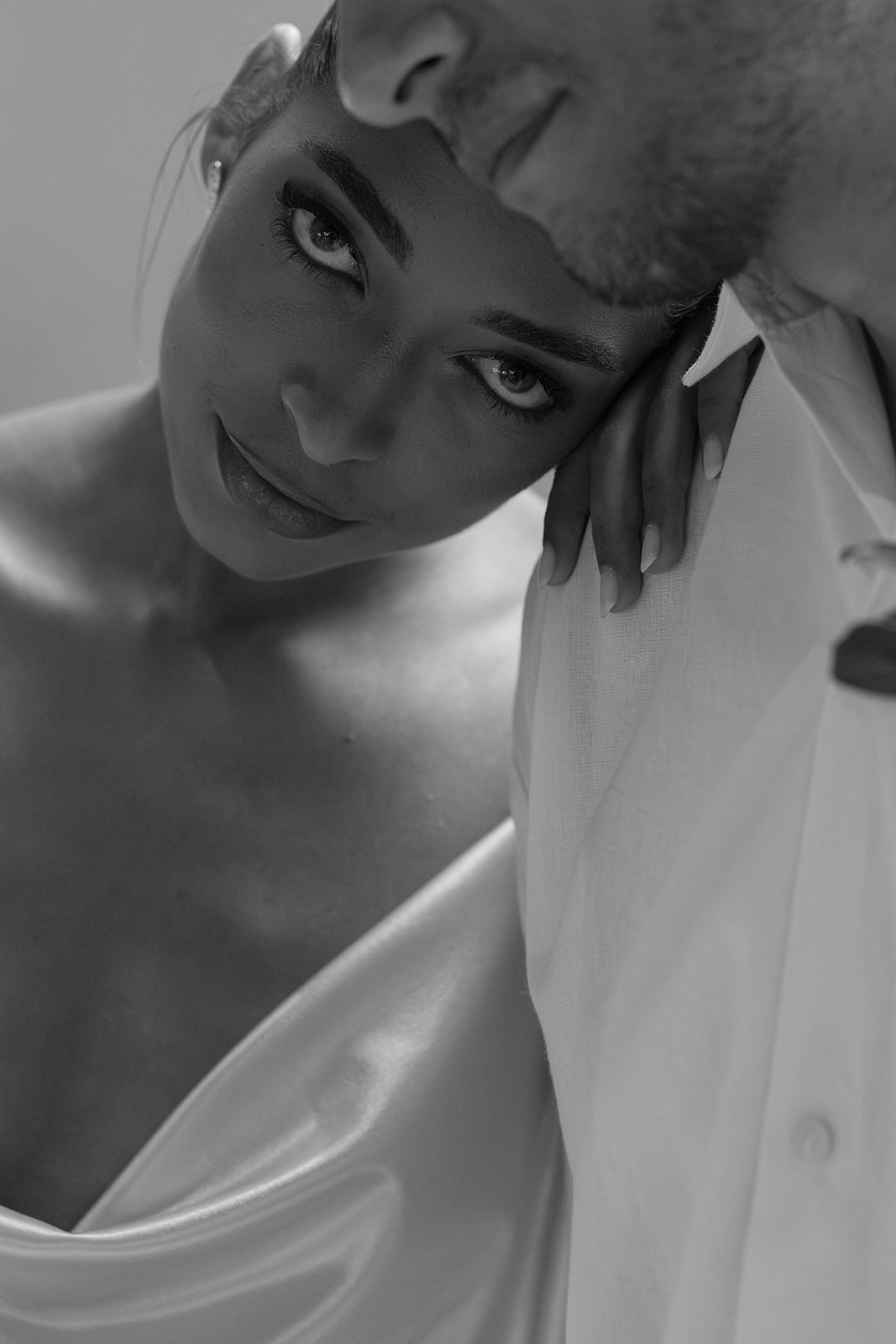 black and white wedding photography