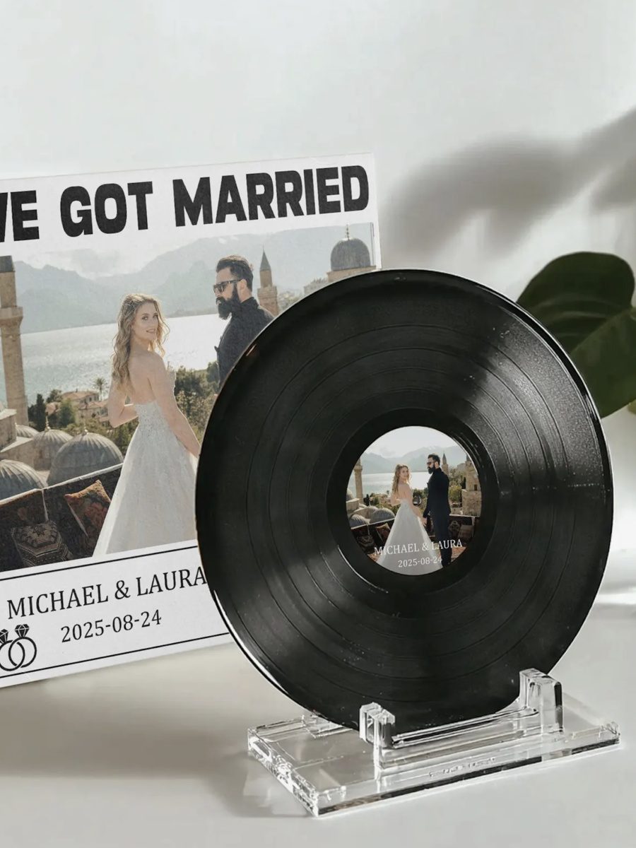 custom vinyl wedding record