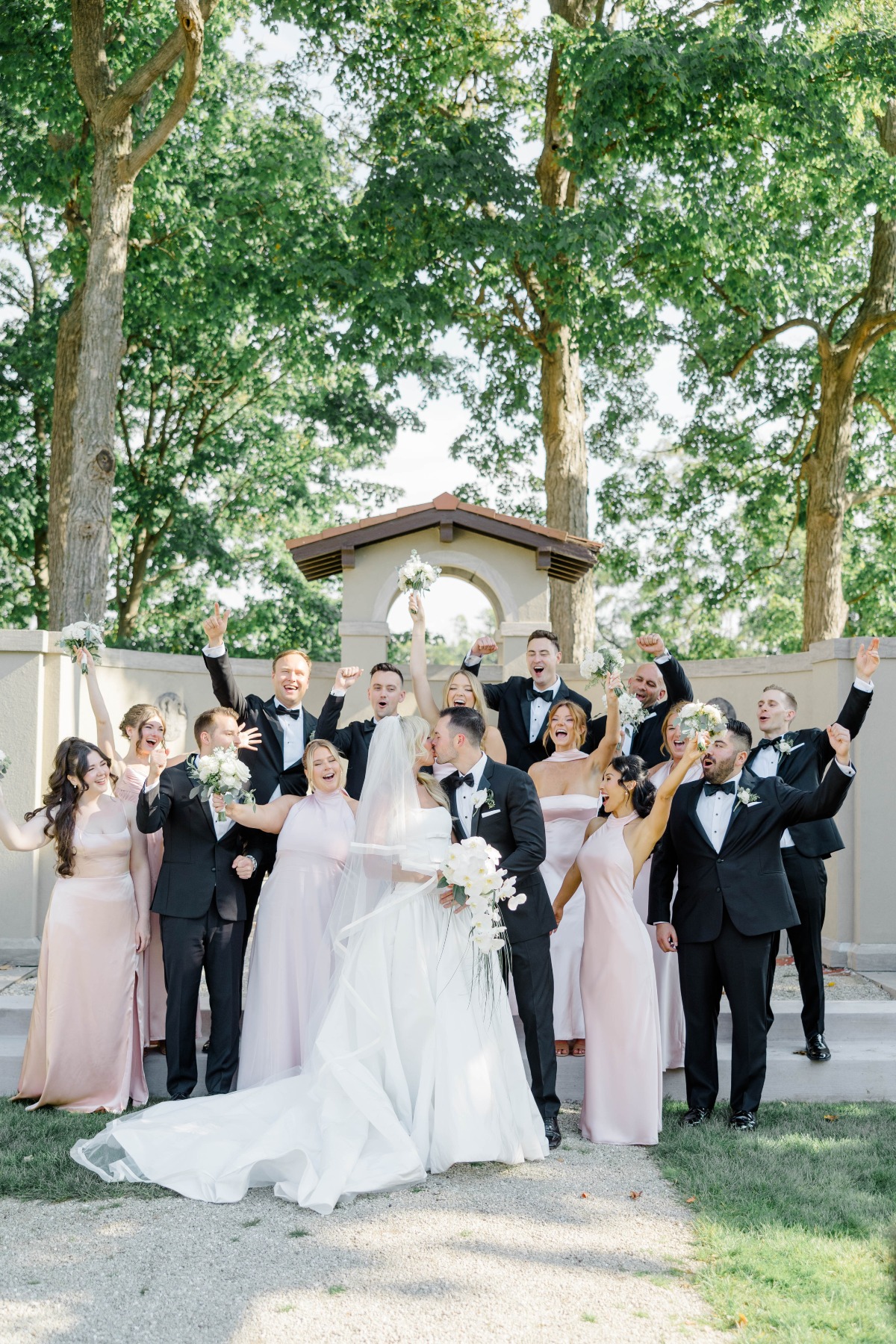 blush garden wedding ideas