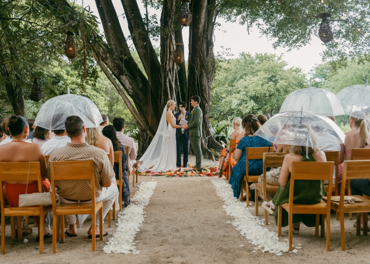 ceremony under a tree