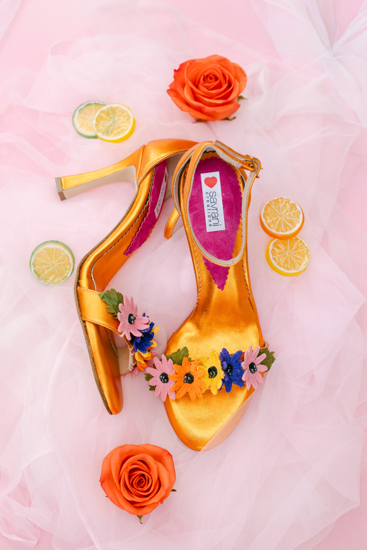 rainbow wedding shoes