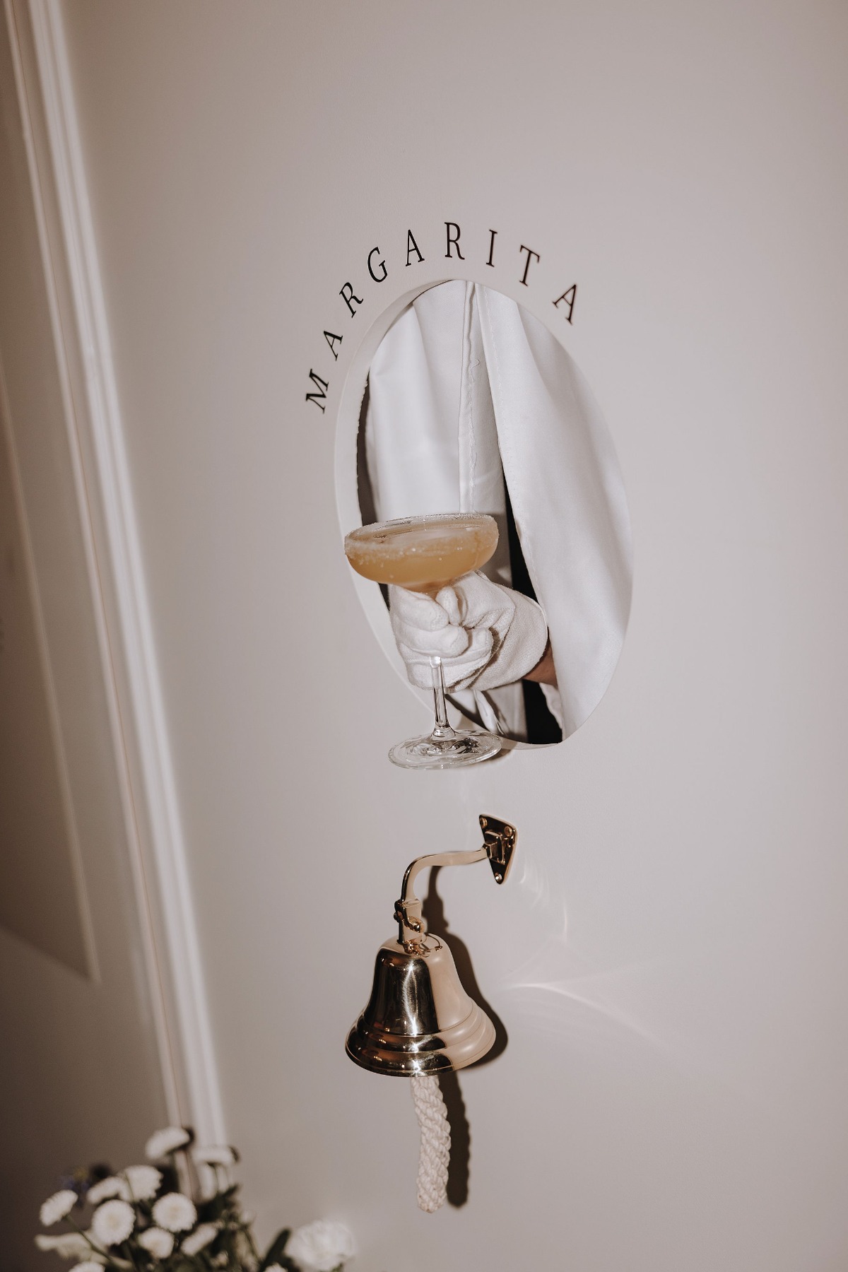 margarita drink wall for wedding