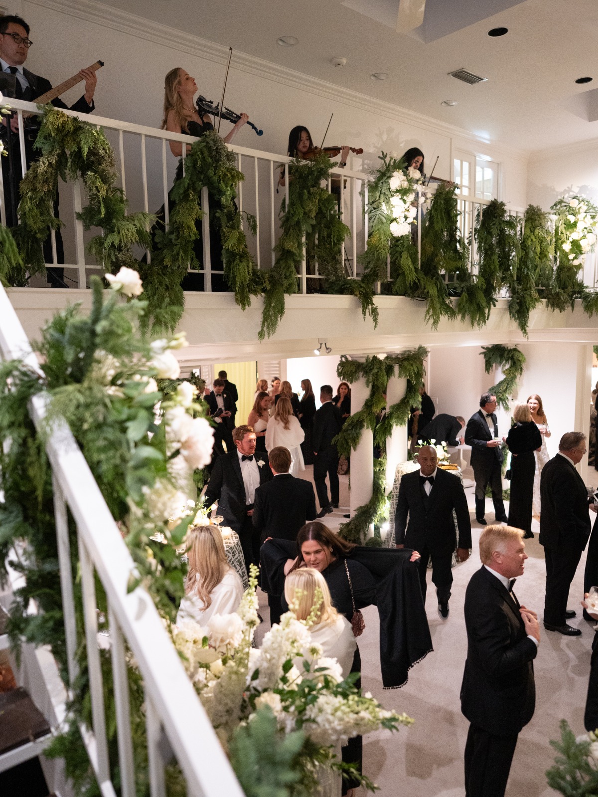 string quartet at home wedding