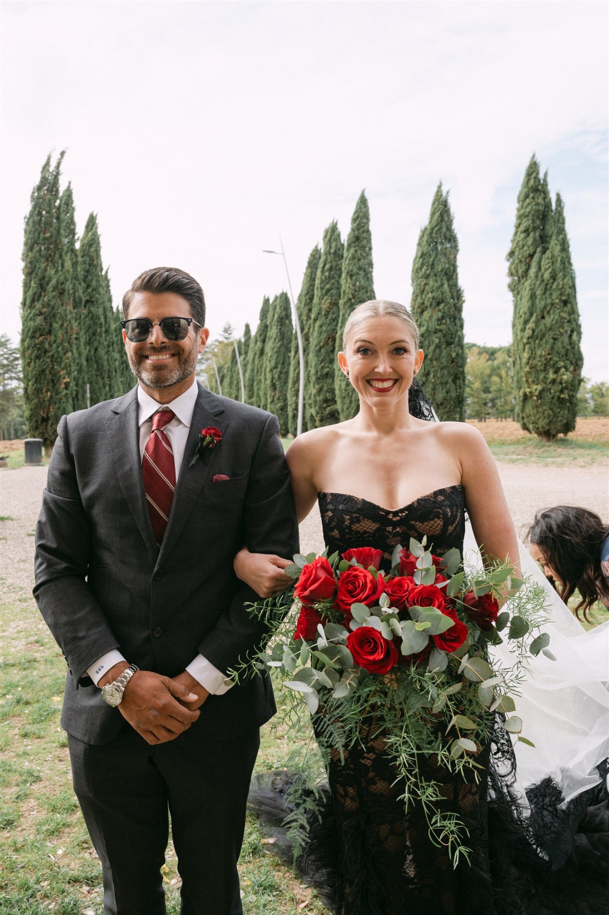 black and red wedding ideas galia lahav