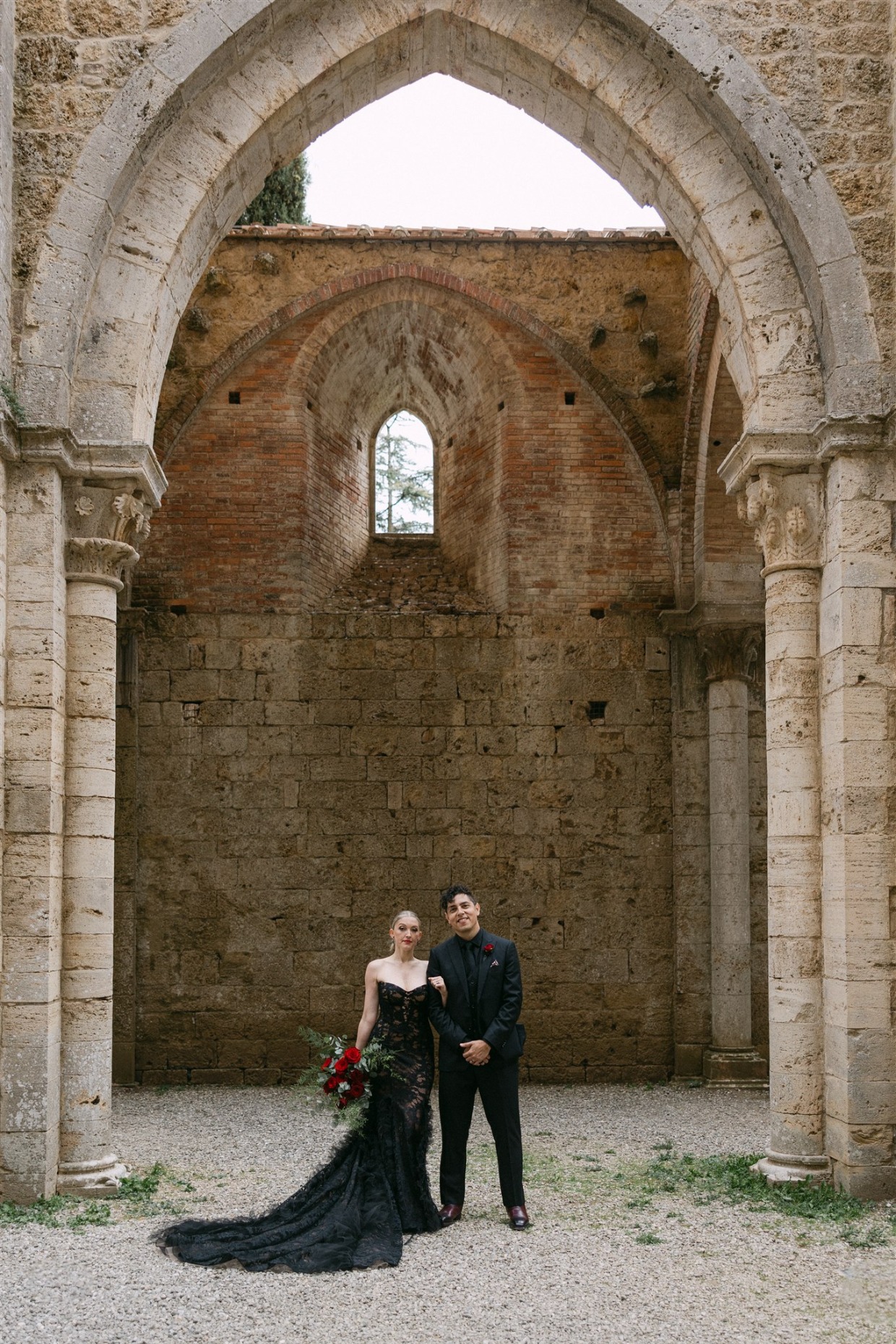 black fuego gown by galia lahav