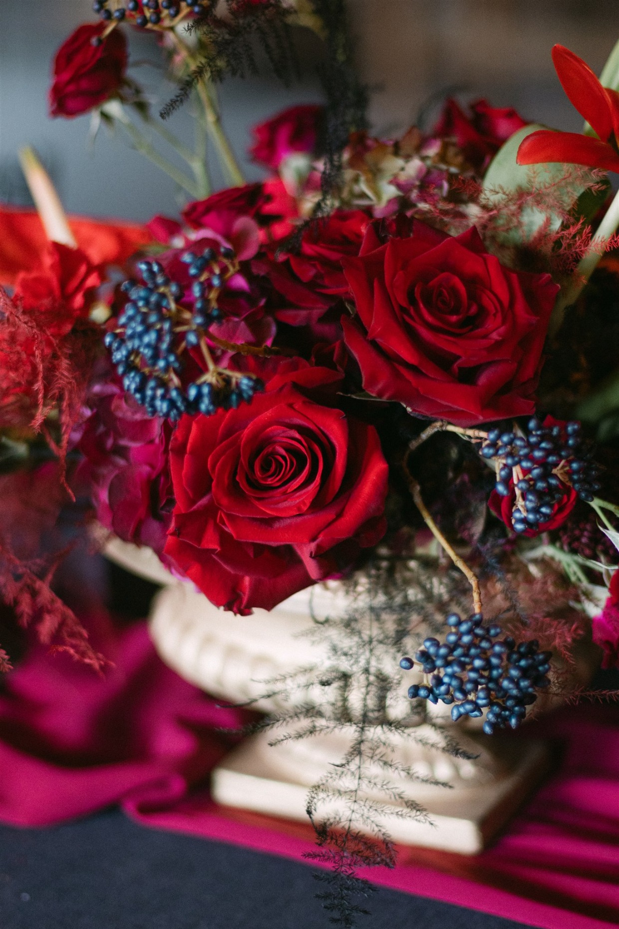 red rose arrangements for wedding galia lahav