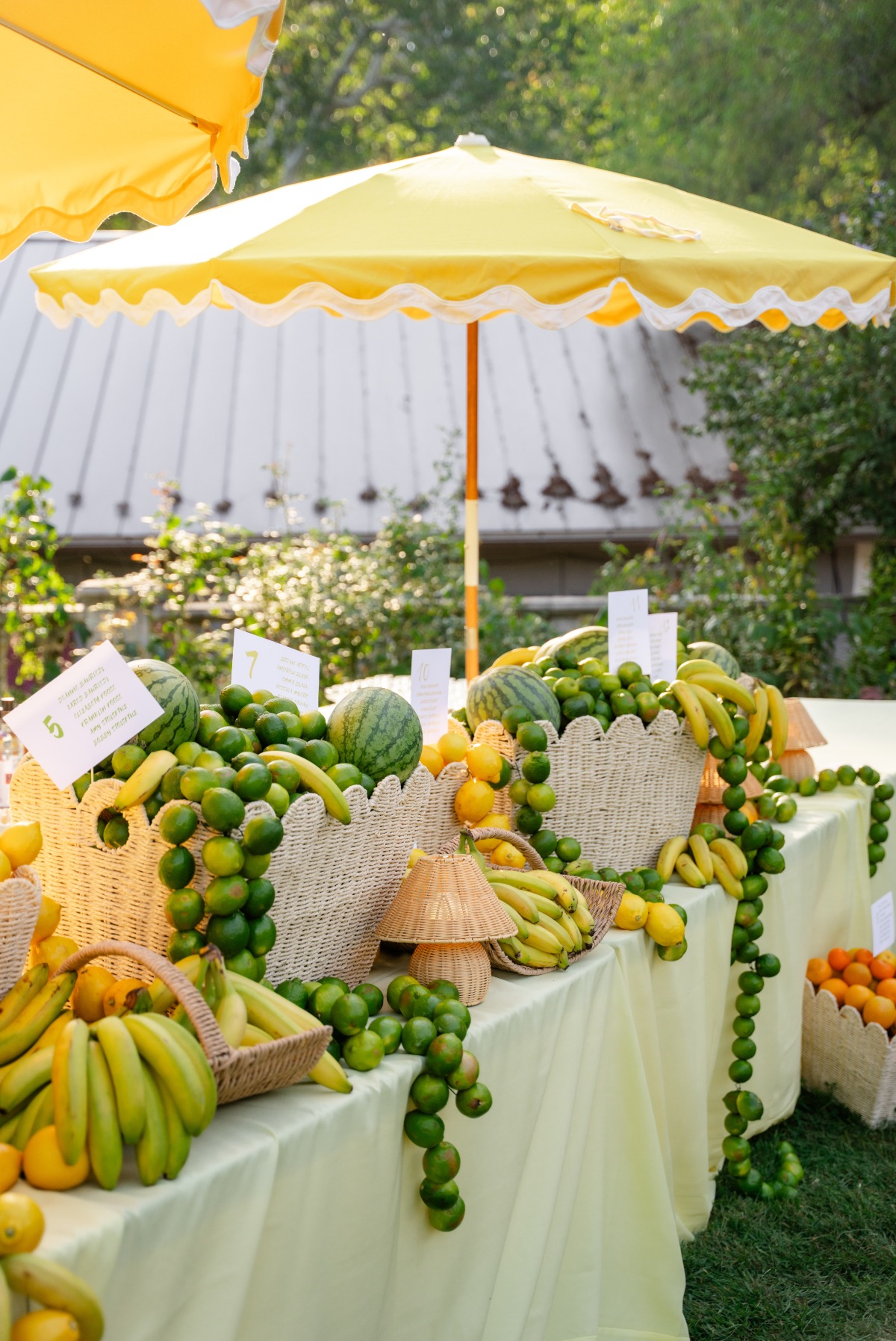 yellow and green wedding ideas