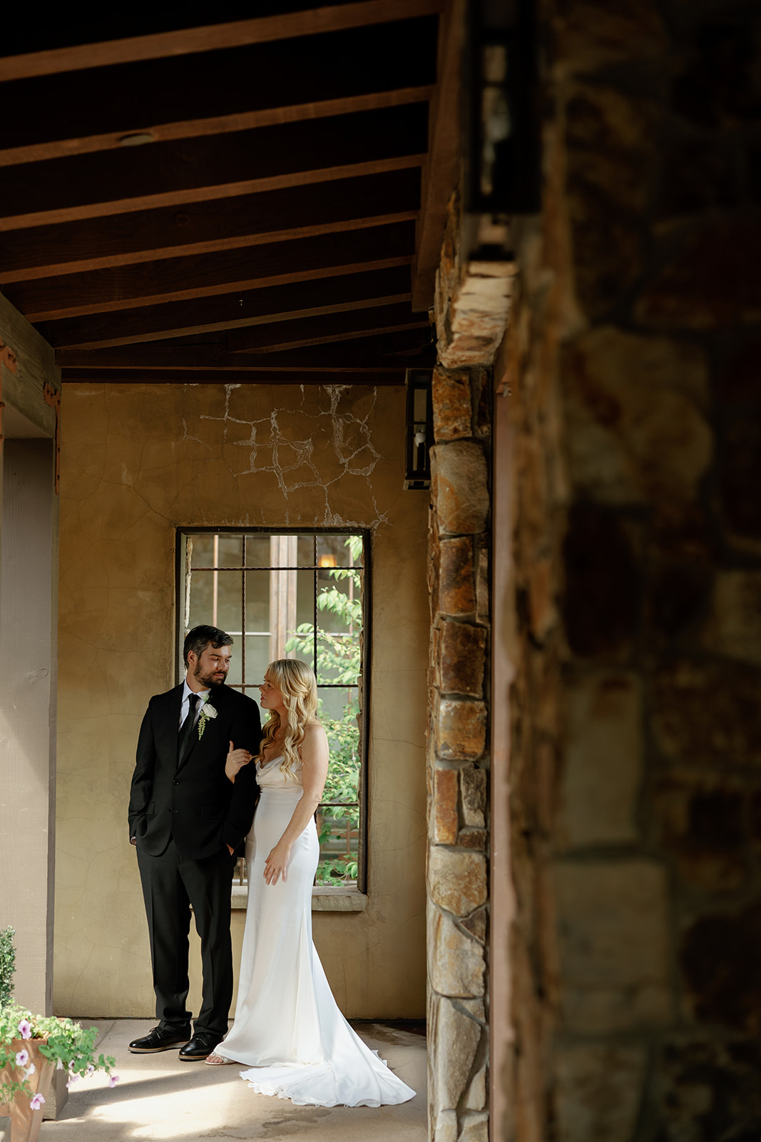 draped beaded wedding dress