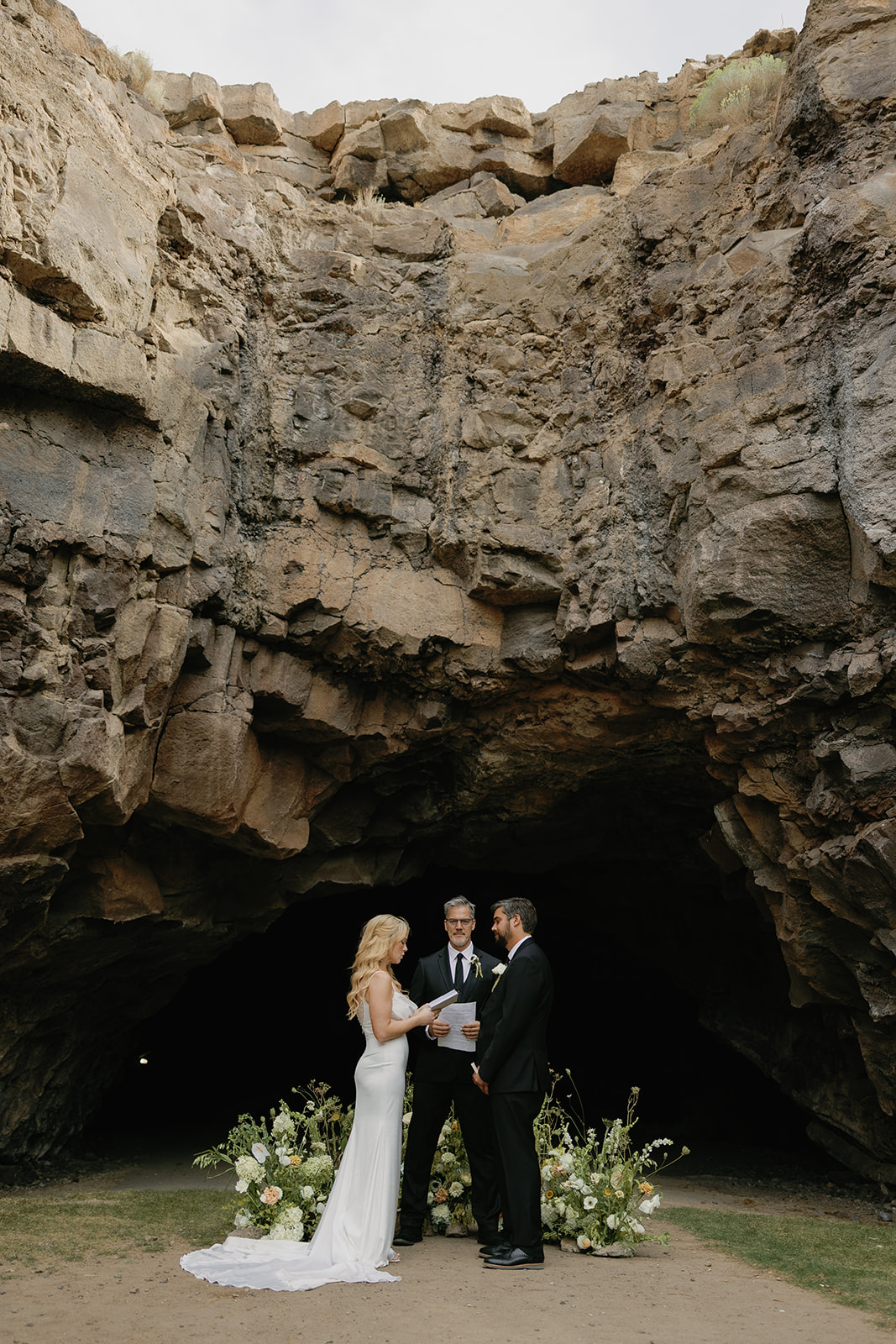 cave wedding ceremony