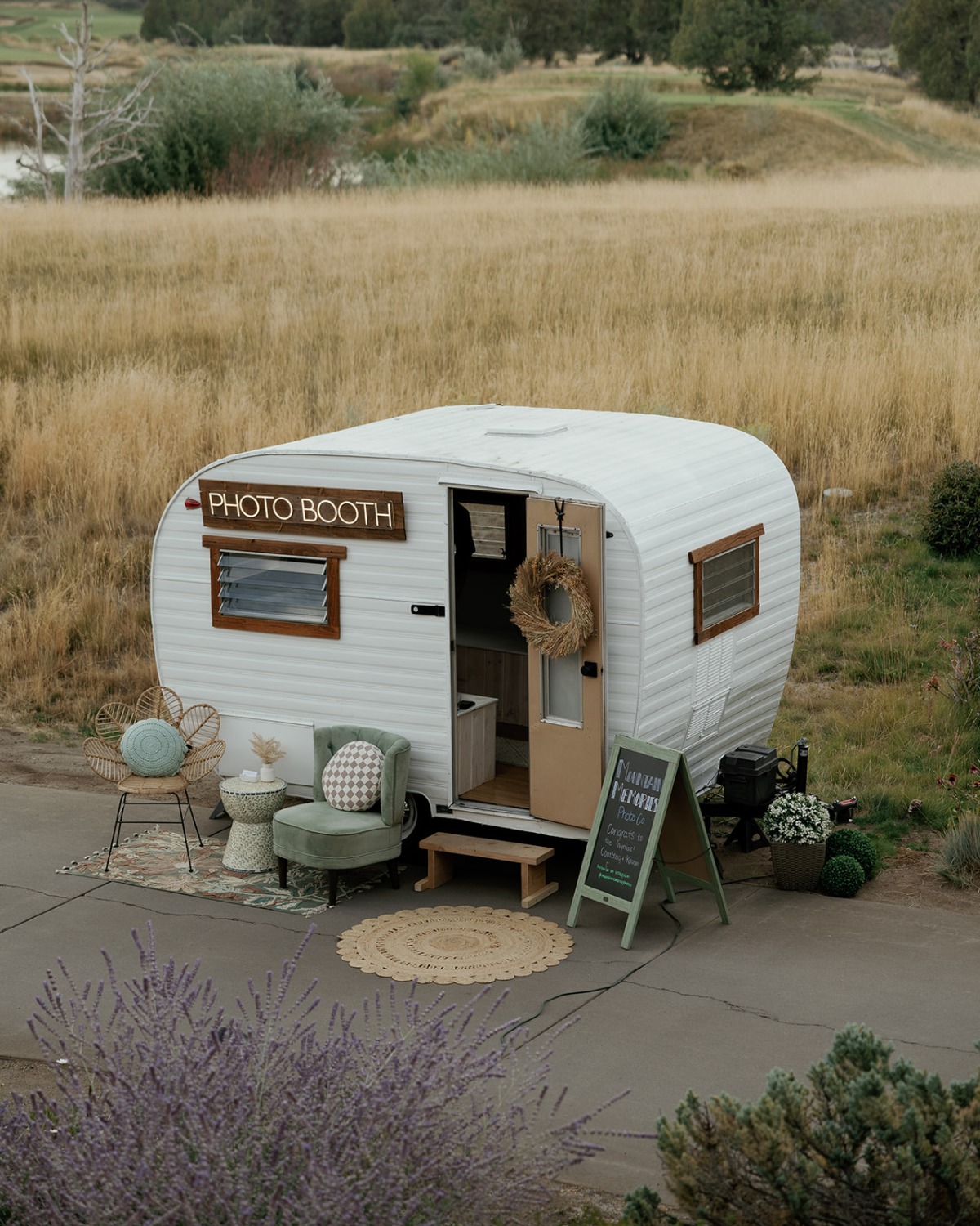 mini camper photo booth