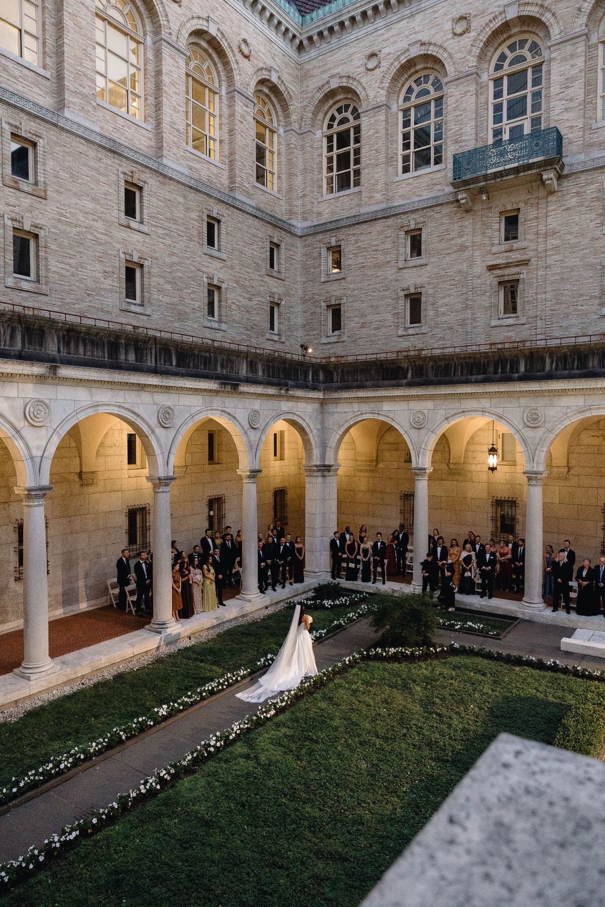 Boston Public Library wedding ceremony