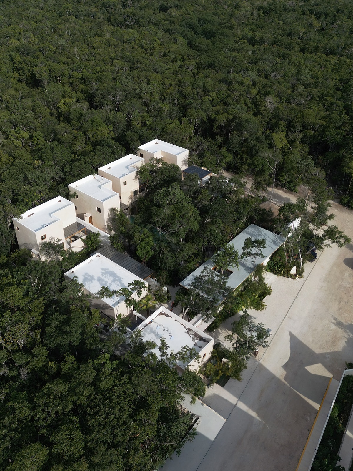 modern minimalist wedding venue in tulum