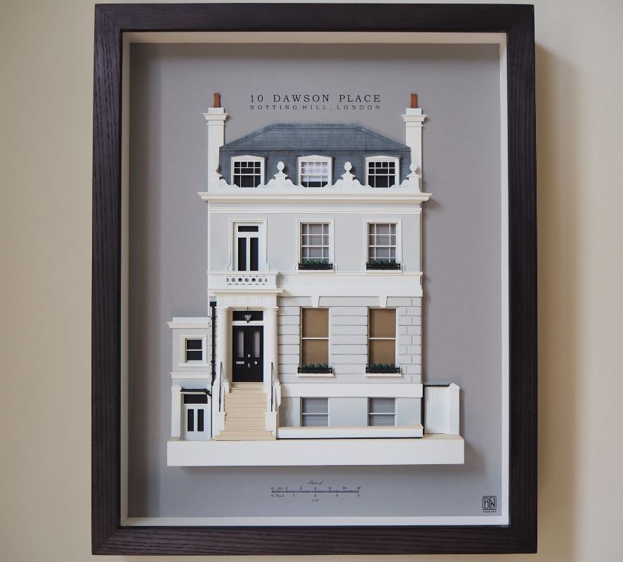 custom house portrait
