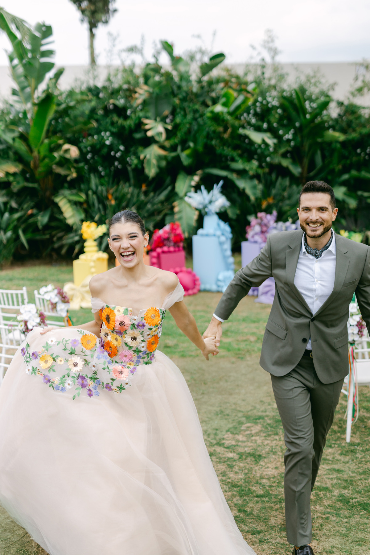 rainbow wedding ideas