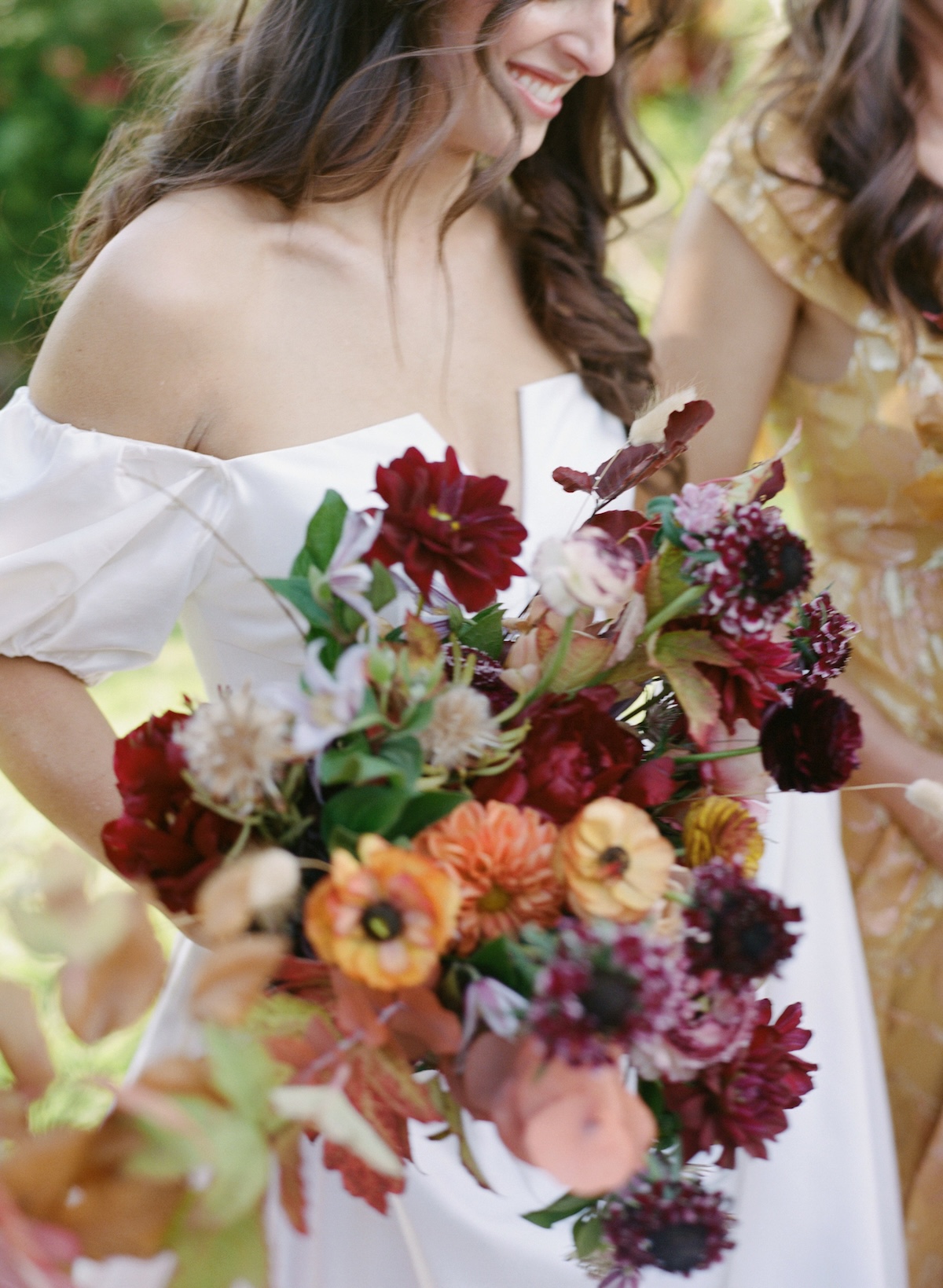 fall jewel tone bouquet