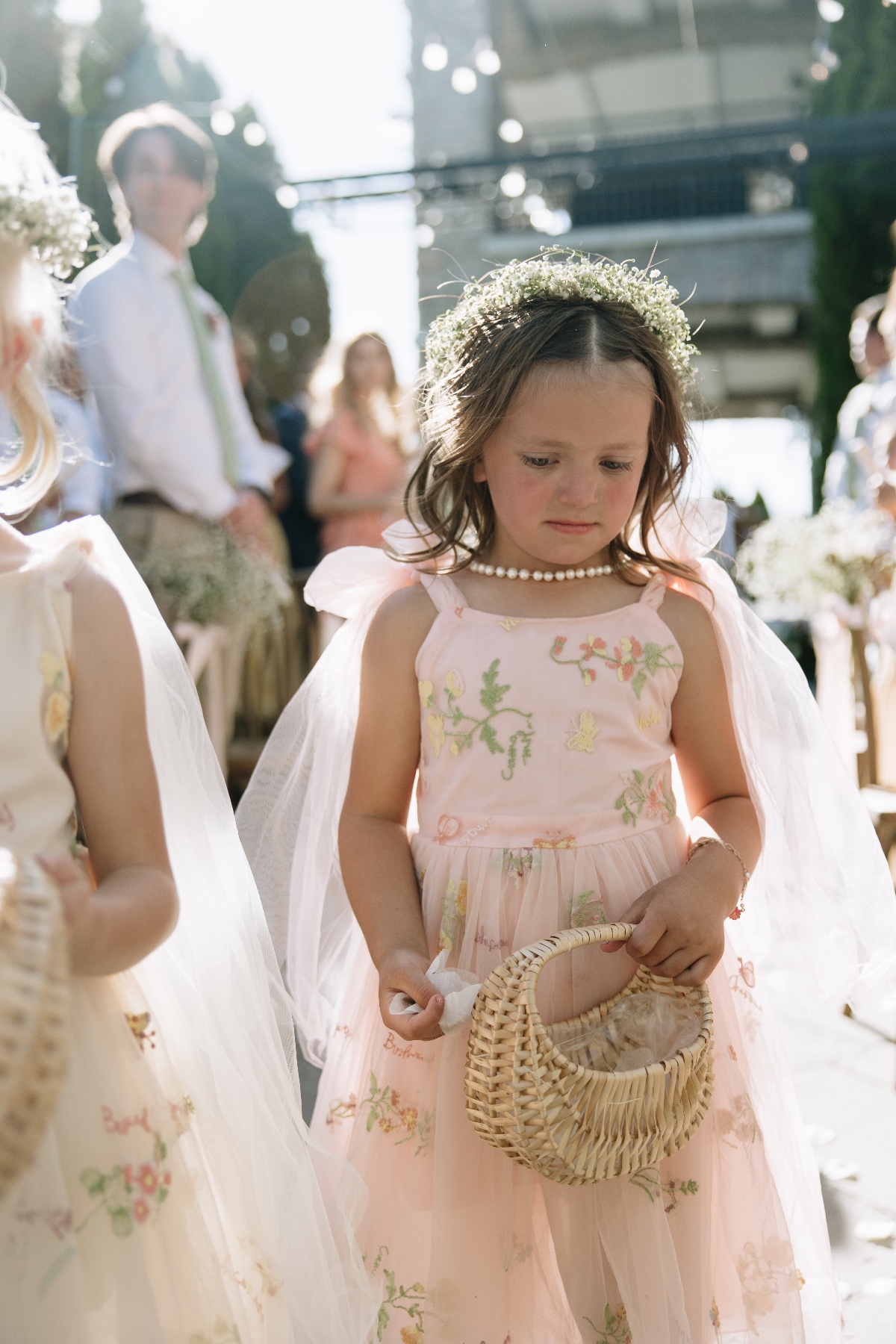 tulle wing flower girl dresses