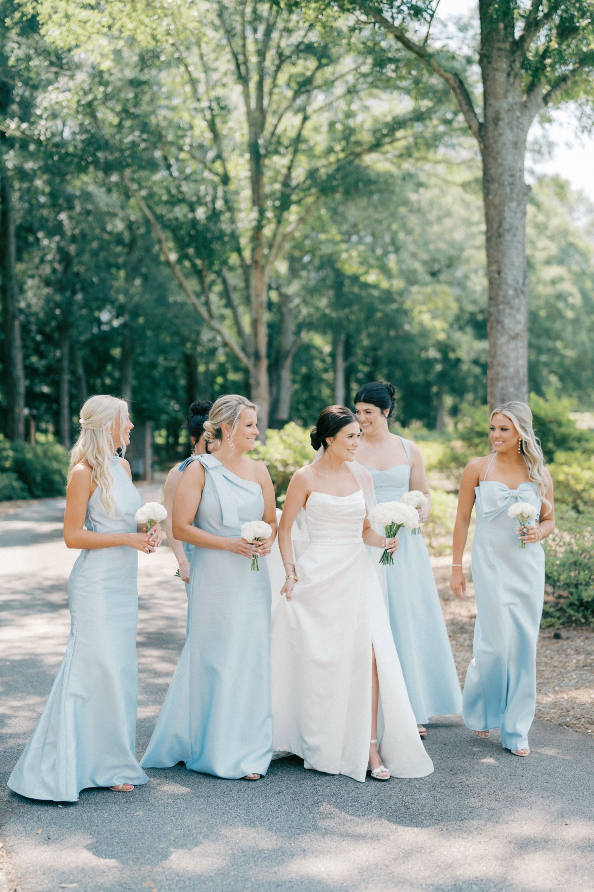 one shouldered bridesmaid dresses