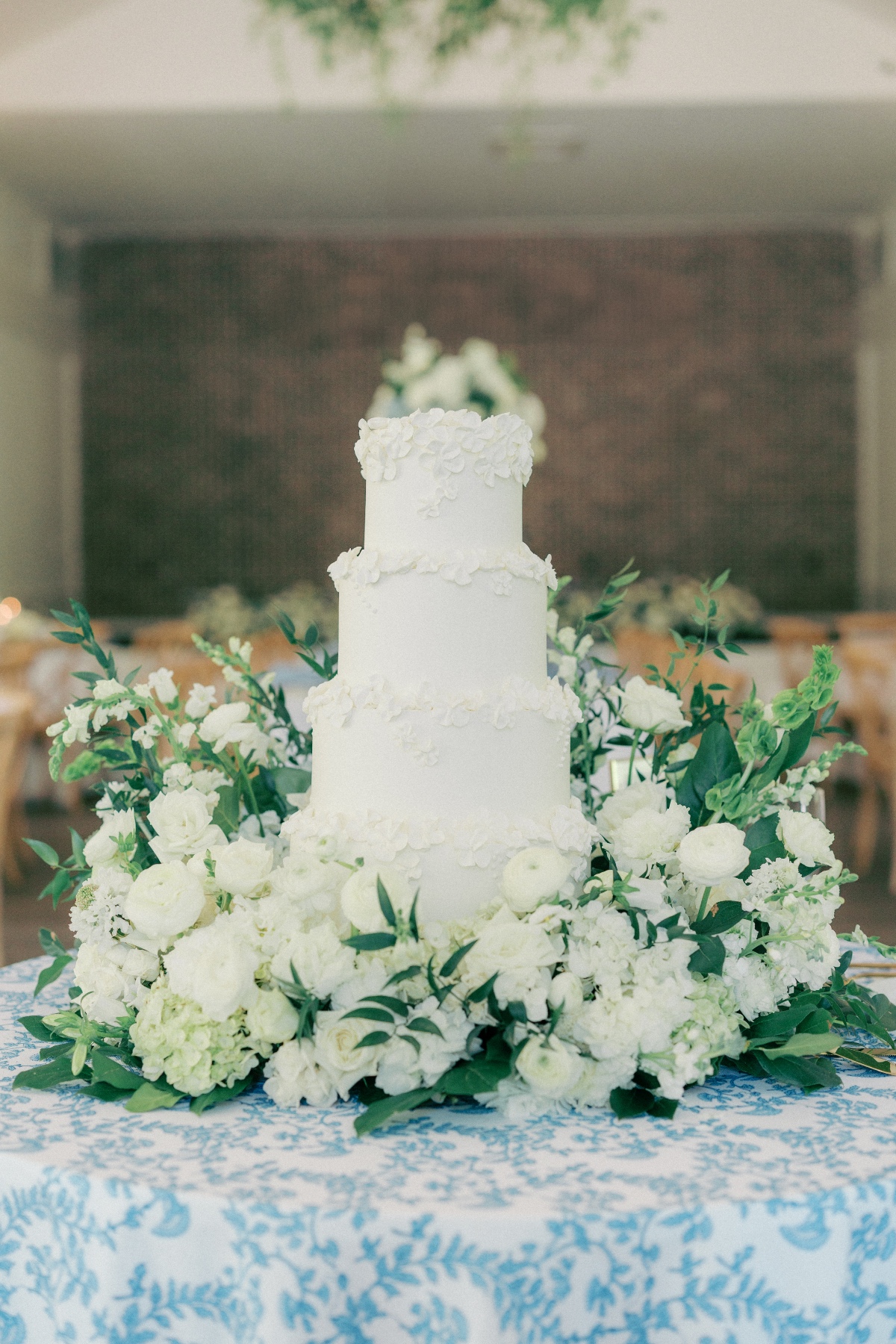 simple floral wedding cake ideas