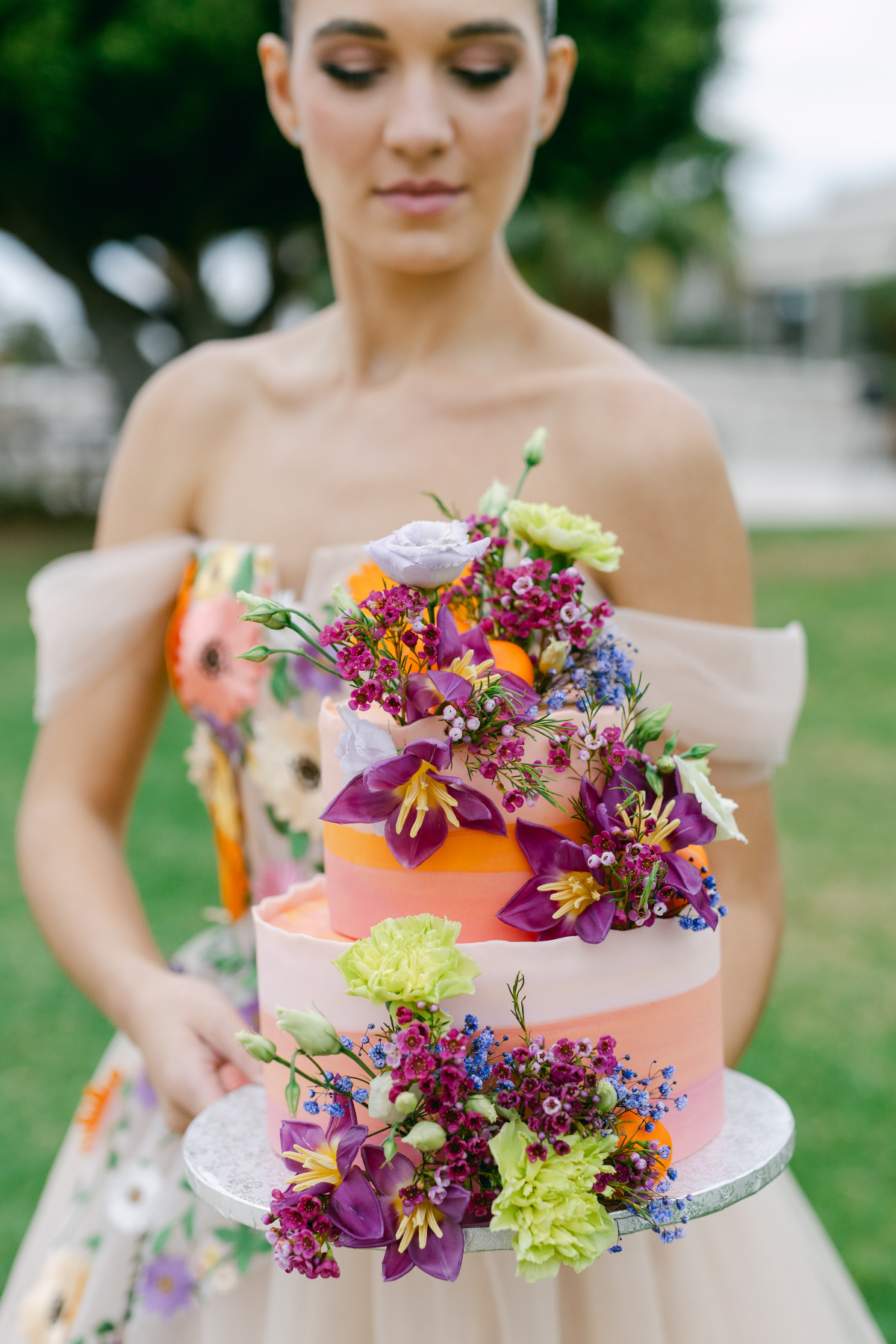 ombre wedding cake ideas