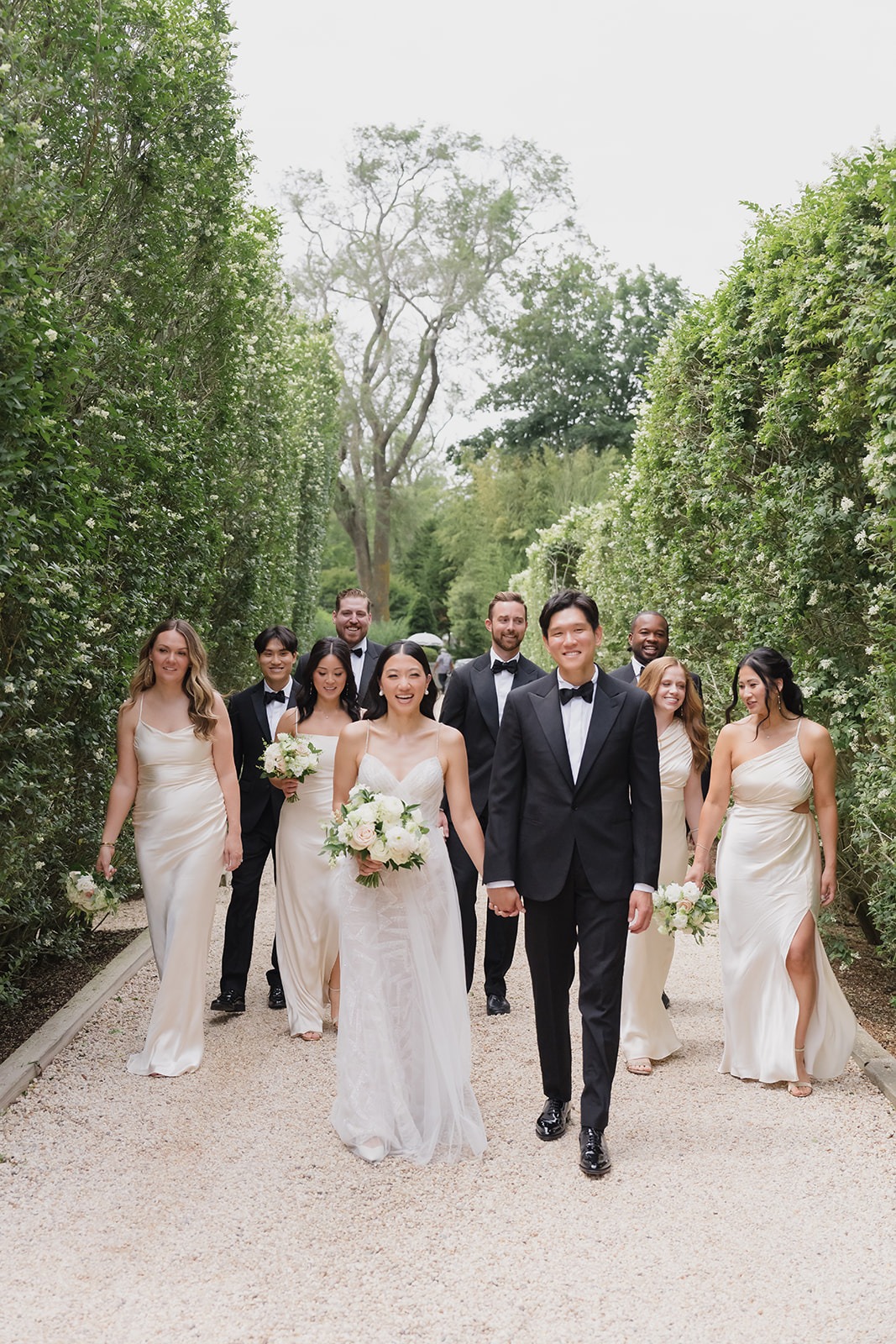 ivory satin bridesmaid dresses