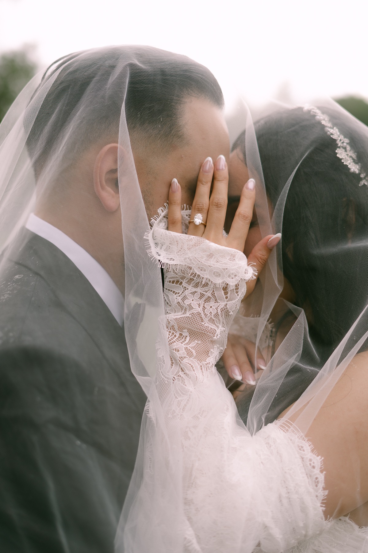 large oval engagement ring