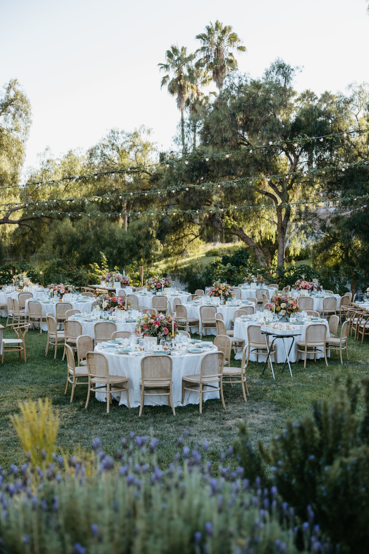 outdoor wedding reception ideas