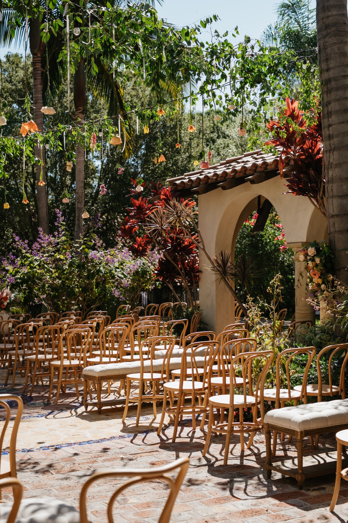 tuscan inspired wedding ceremony