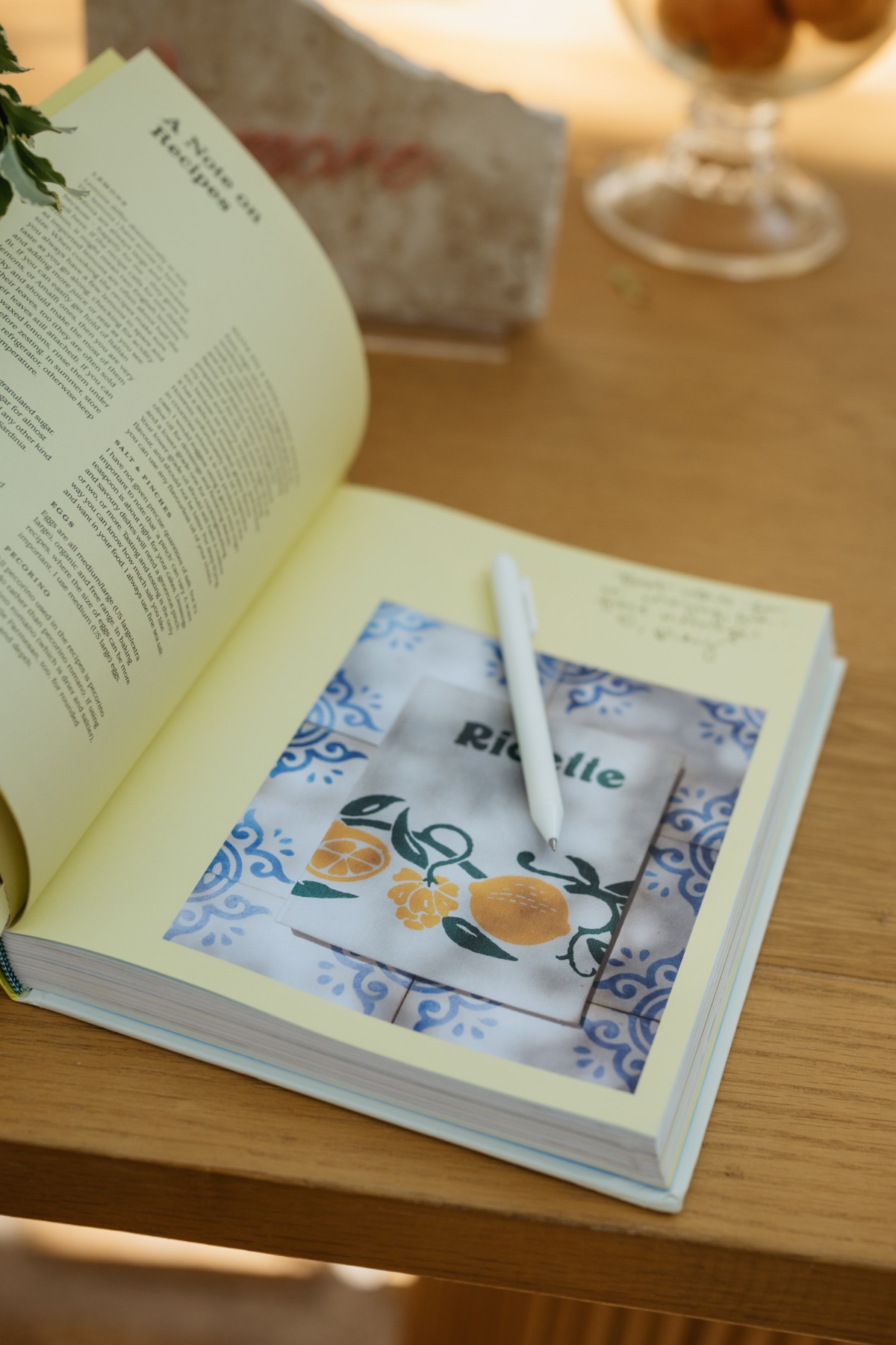 coffee table book as guestbook
