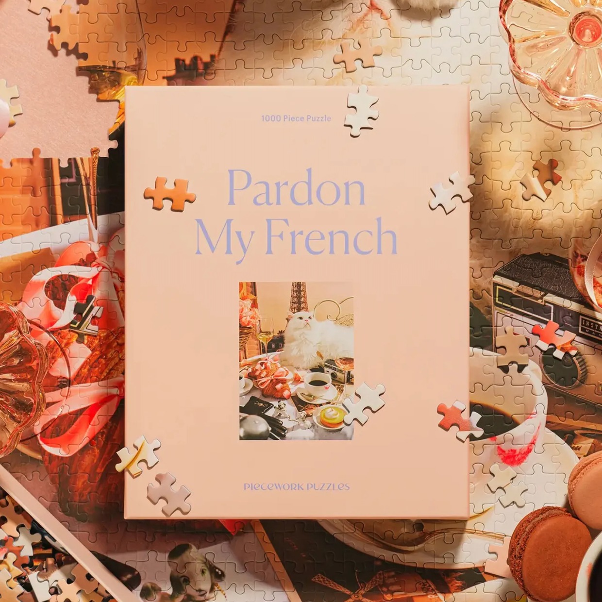 Funny french inspired jigsaw puzzle