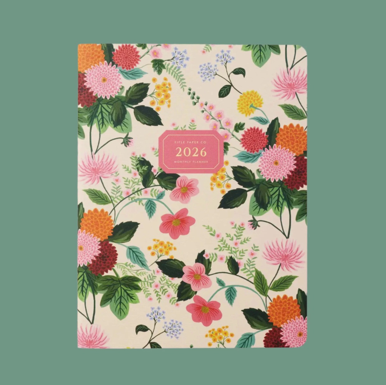 floral 2026 planner book