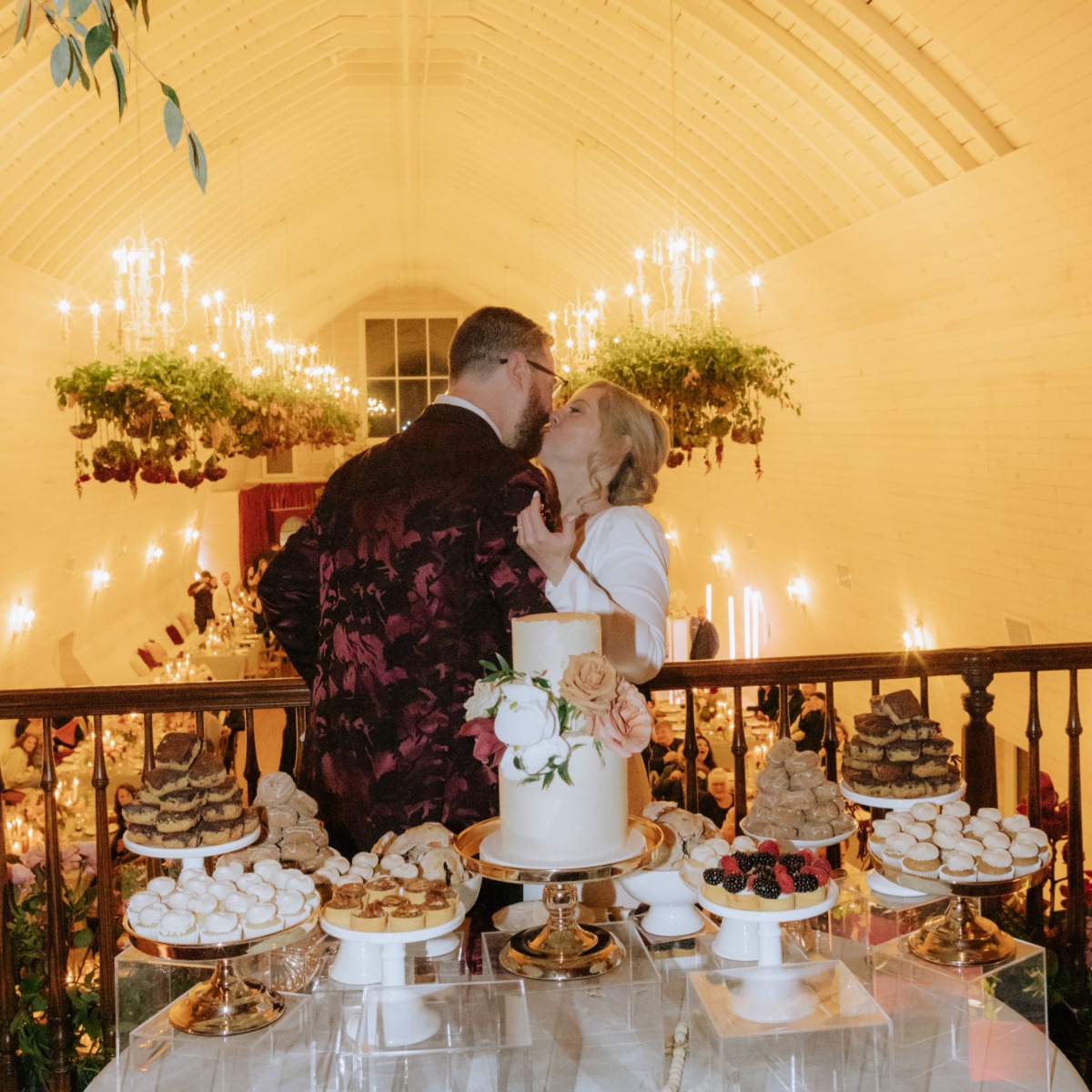 tree decor dessert table
